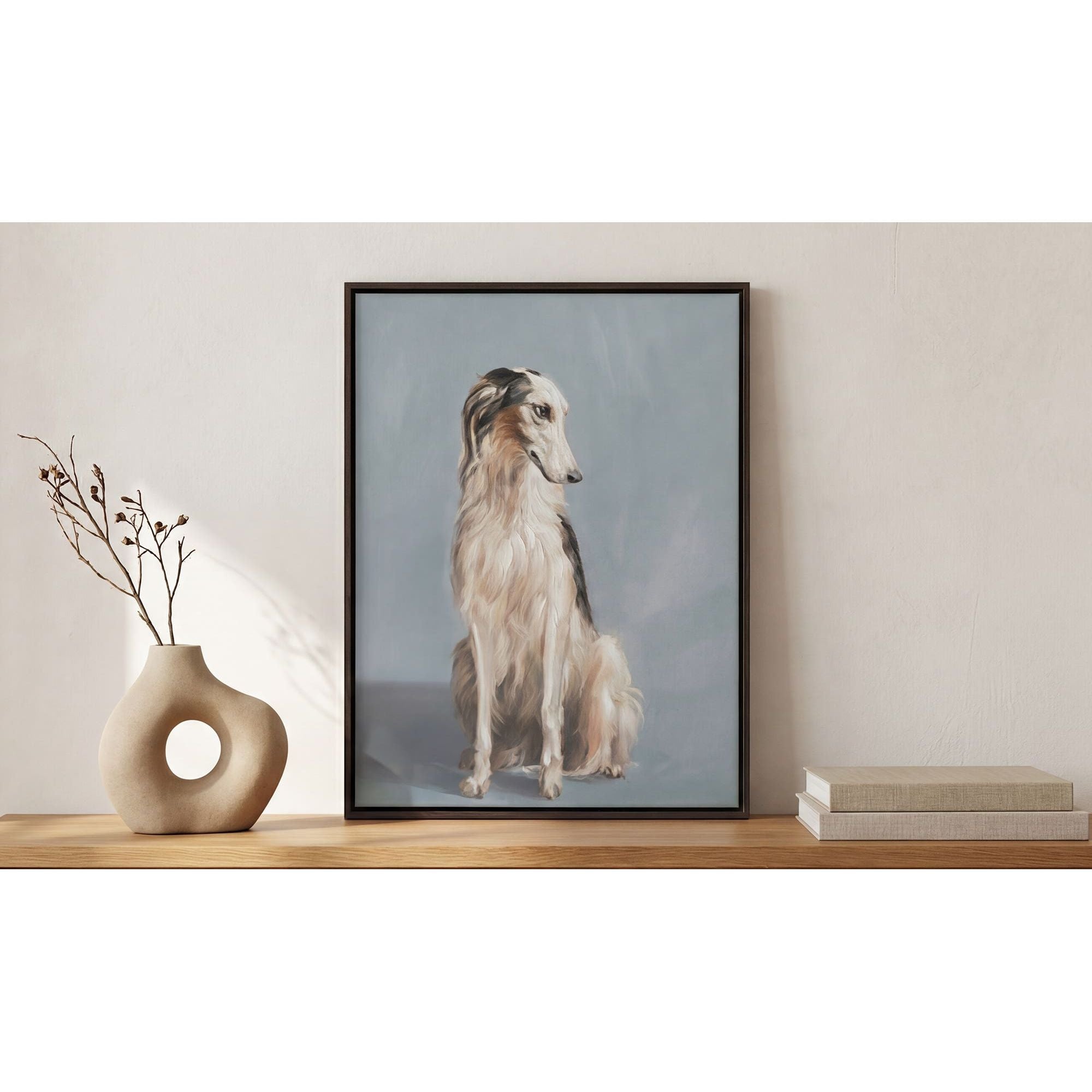 Moe's Home Blue Framed Painting - Image 2