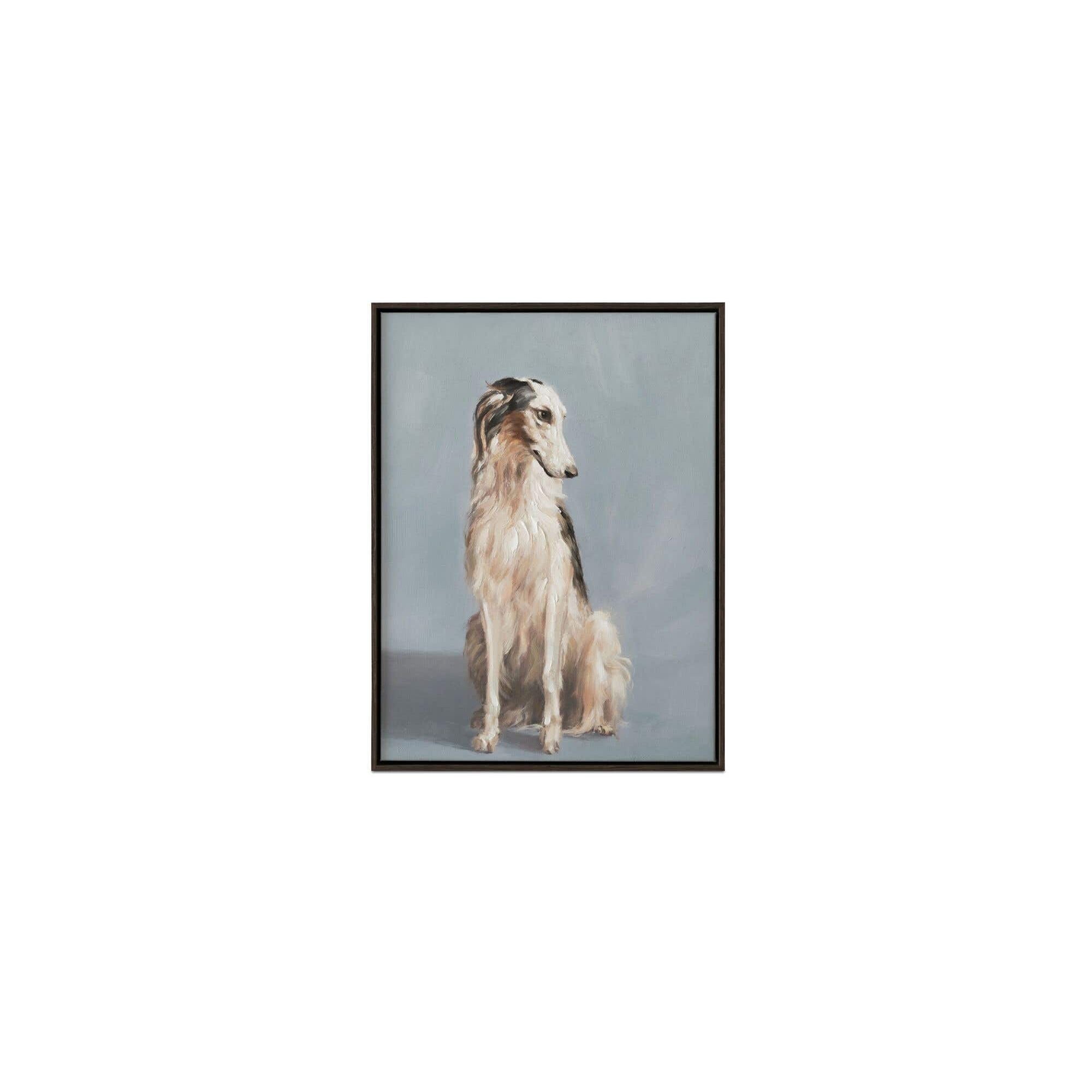 Moe's Home Blue Framed Painting - Image 1
