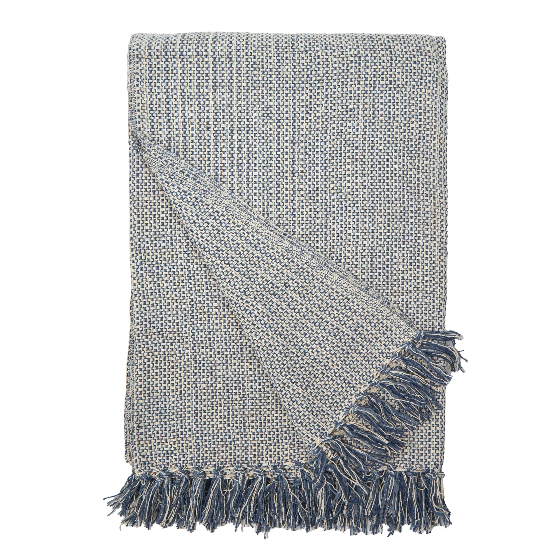 Pom Pom at Home Julian Handwoven Recycled Cotton Oversized Throw ~ 60" x 90" - Image 3