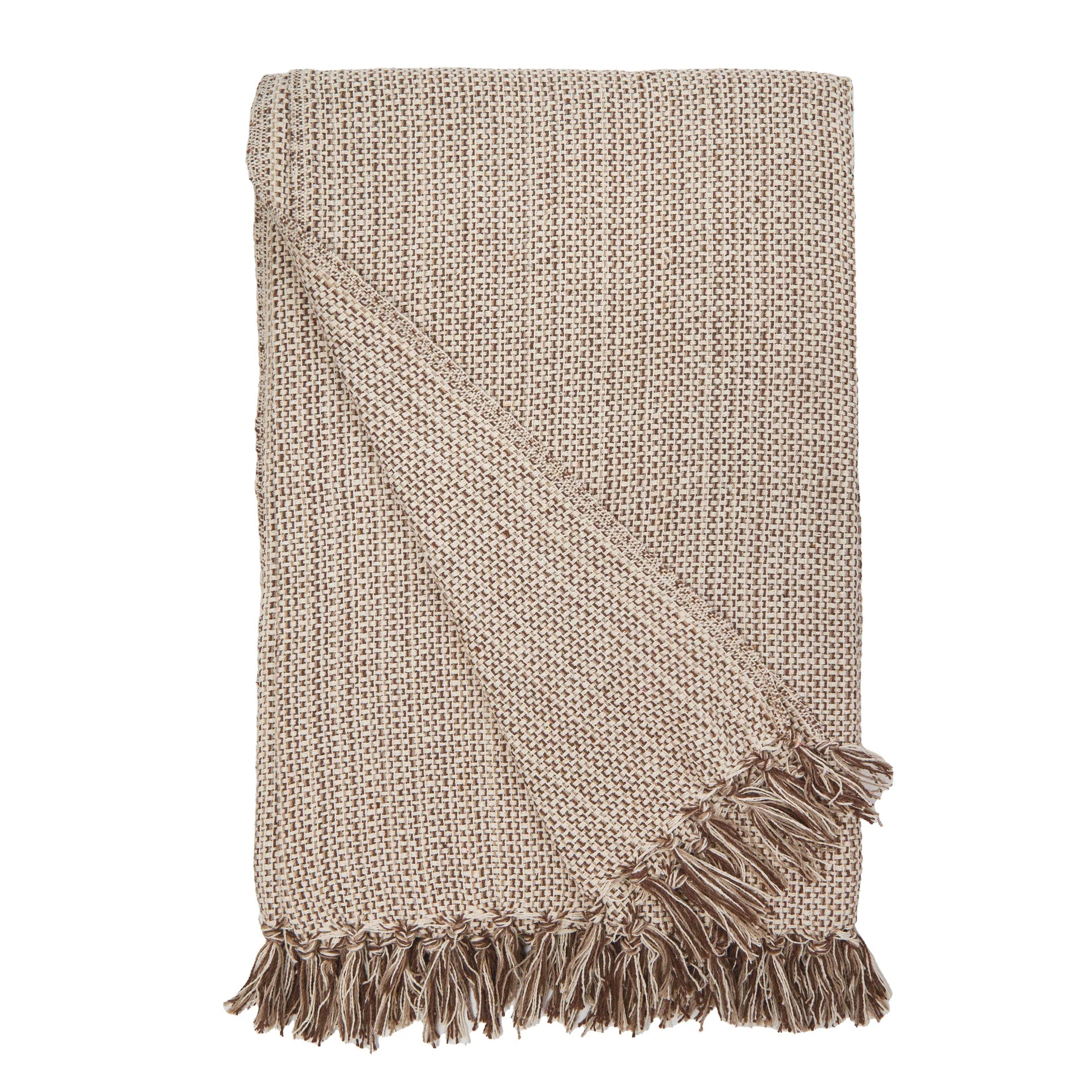 Pom Pom at Home Julian Handwoven Recycled Cotton Oversized Throw ~ 60″ x 90″