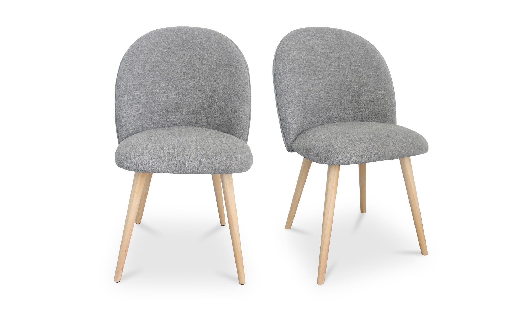 Moe’s Home Clarissa Dining Chair Grey – Set Of Two
