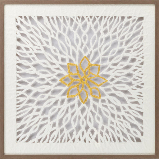 Surya Wall Decor & Mirrors Kaagaz Modern Framed Wall Art KAG-002 - Image 2