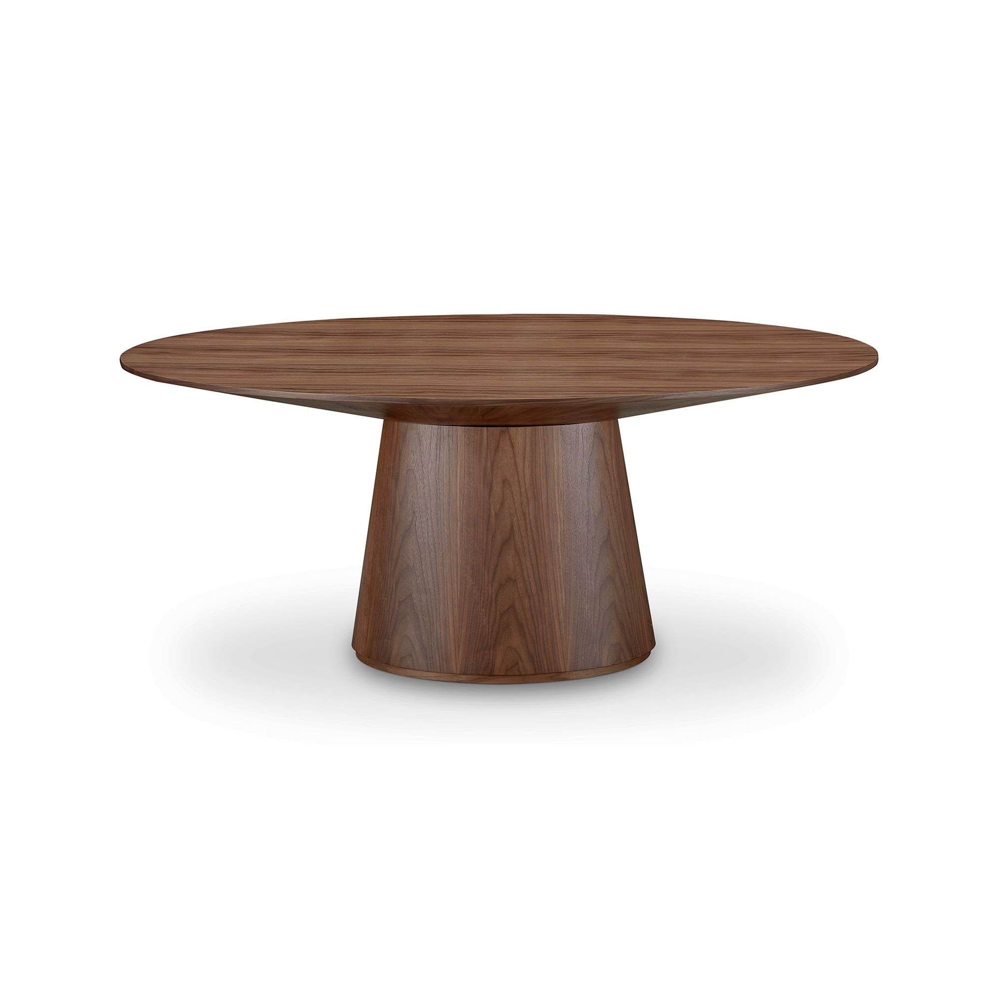 Moe's Home Otago Oval Dining Table Walnut Brown - Image 1