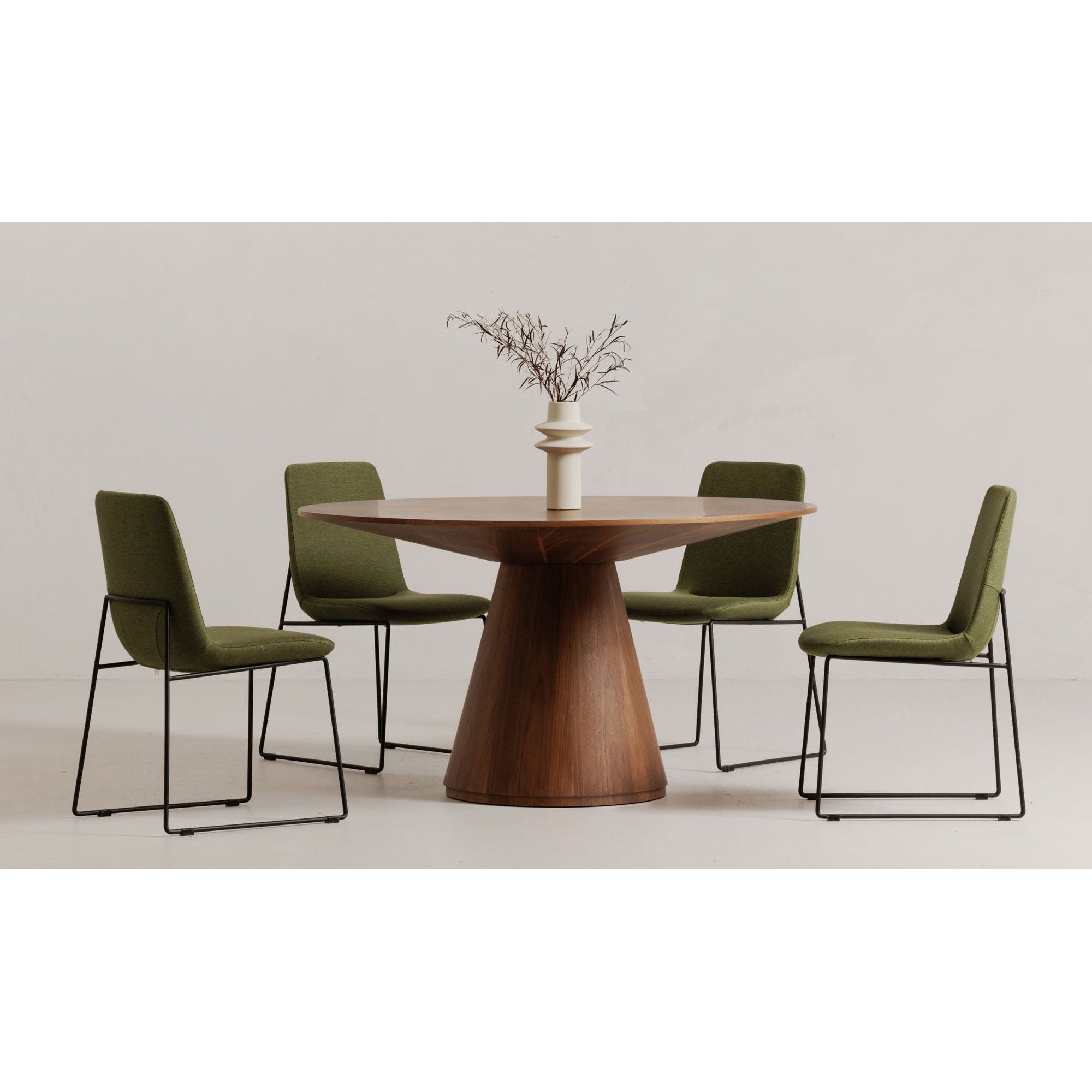 Moe's Home Otago 47In Round Dining Table Walnut - Image 2