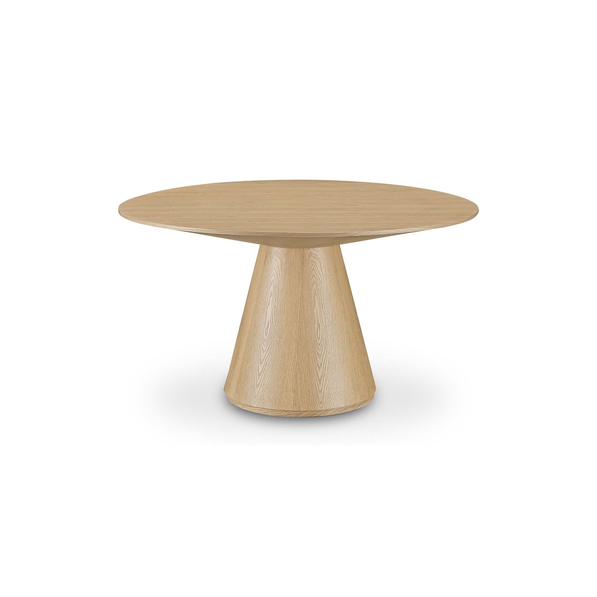 Moe's Home Otago 47In Round Dining Table Oak - Image 1