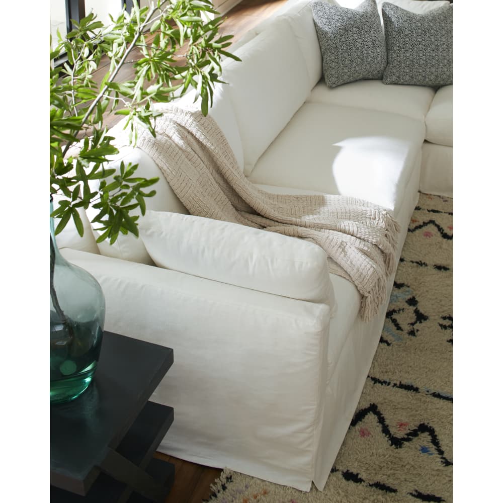 Rowe Furniture Sylvie Slipcovered U-Shaped Sectionals with Split Seat Cushions ~ Available To Custom Order In All Fabrics and Configurations - Image 2