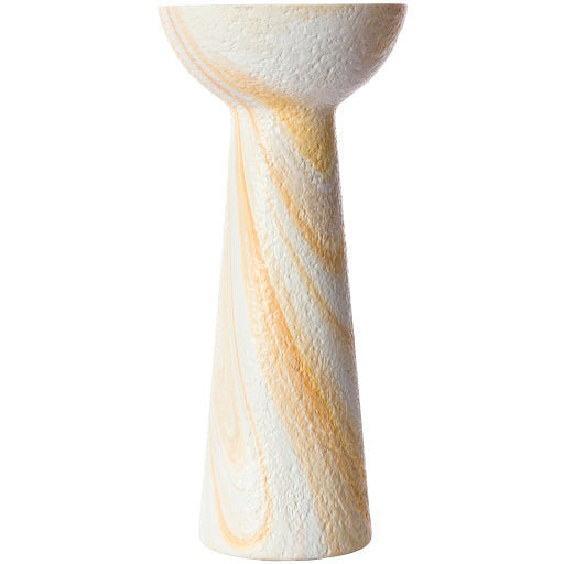Surya Konark Collection Modern Rust & White Ceramic Vase KNK-002 - Image 1