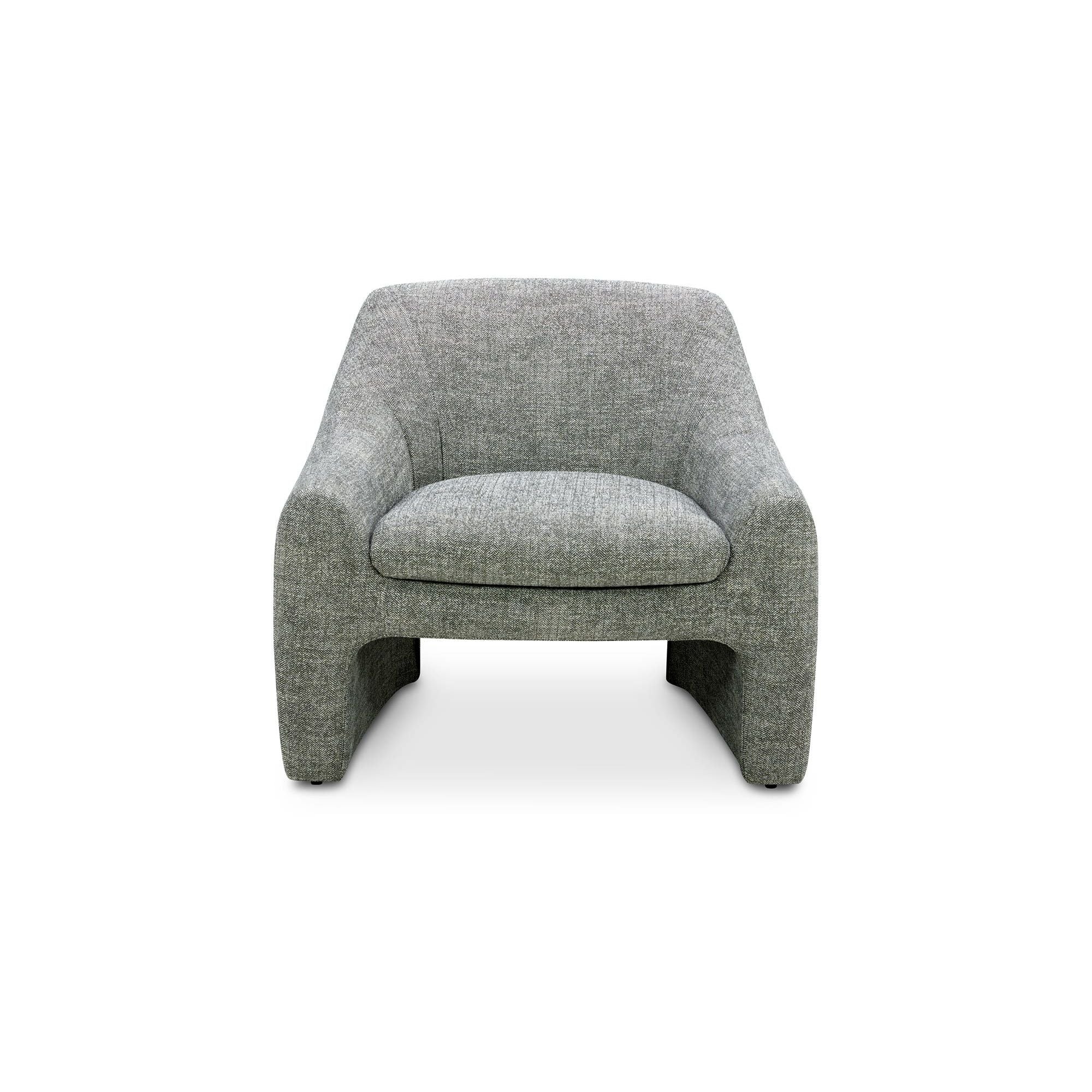 Moe's Home Collection Kenzie Slated Moss Accent Chair - Image 1