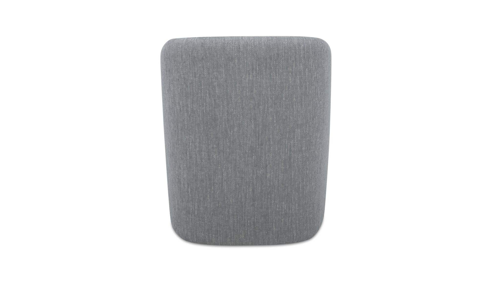 Moe's Home Sandy Rolling Dining Chair Grey - Image 3