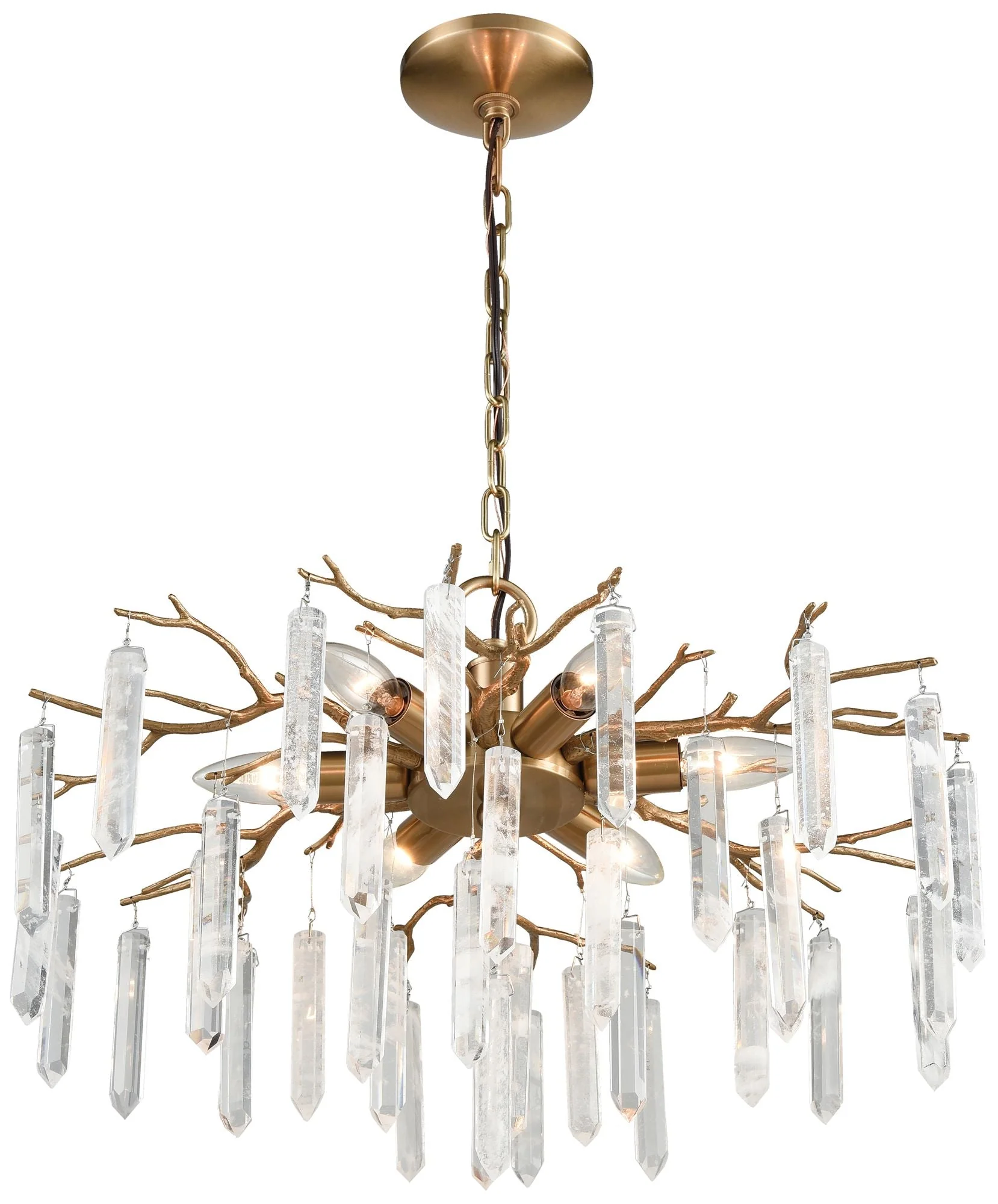 Kvist 22" Wide 6-Light Chandelier - Cafe Bronze - Image 1