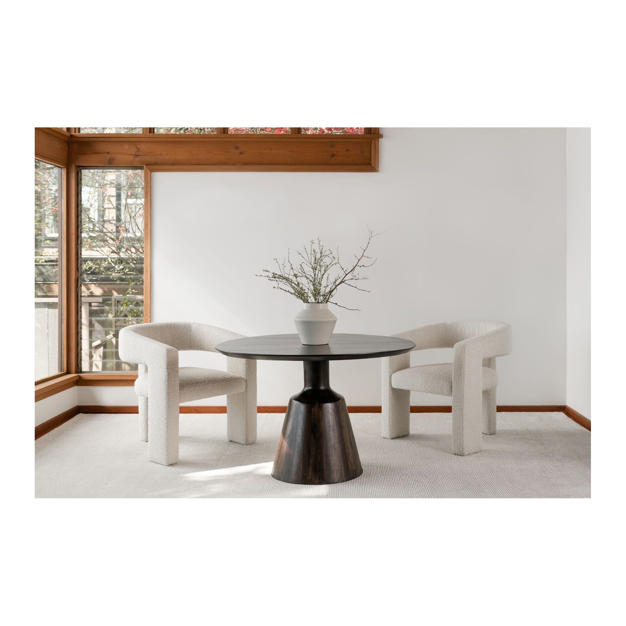 Moe's Home Myron Dining Table Dark Brown - Image 2