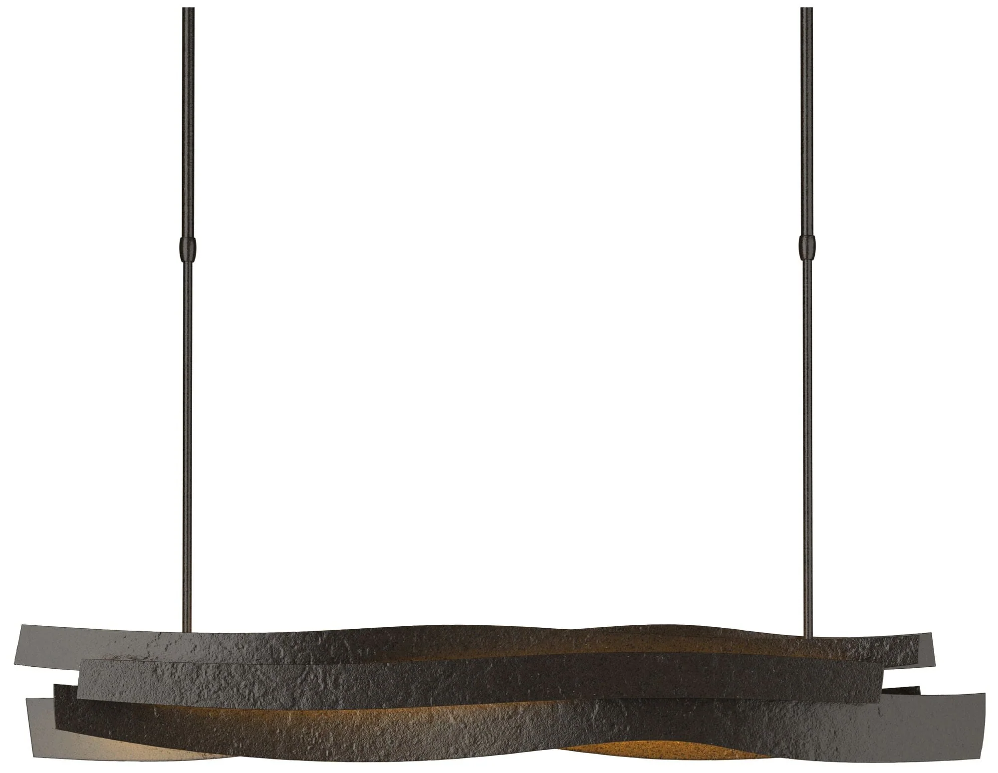 Landscape 37.4"W Oil Rubbed Bronze Standard LED Pendant - Image 1