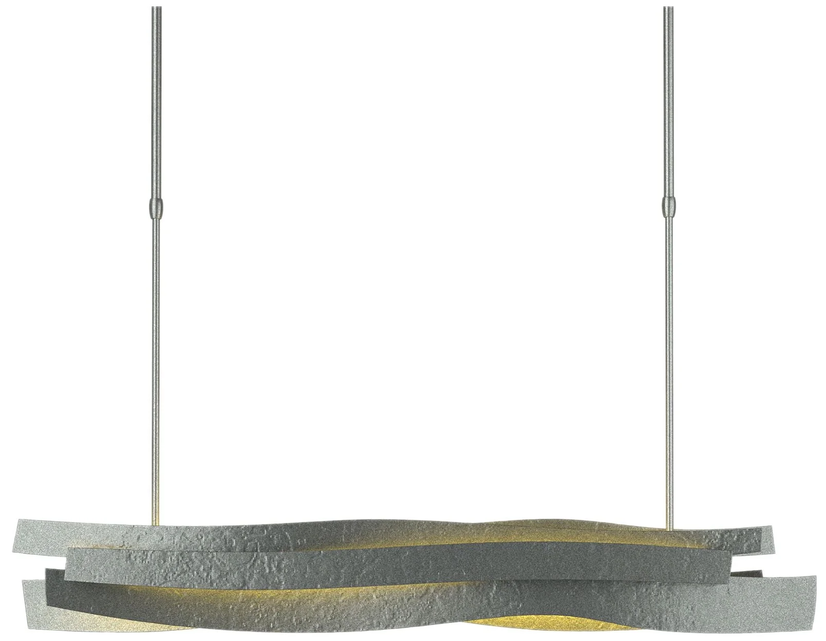 Landscape LED Pendant  - Vintage Platinum Finish - Standard Height - Image 1