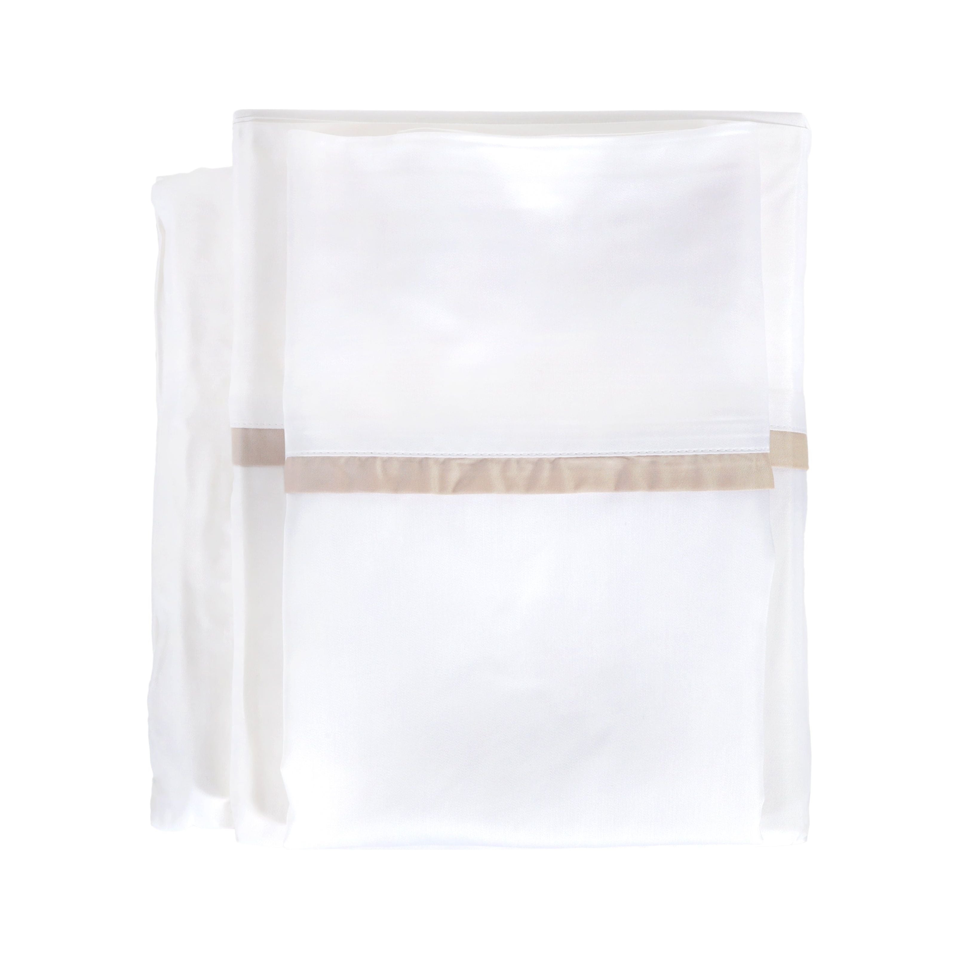 Pom Pom at Home Langston Bamboo Sateen Sheet Set ~ Sand Flange ~ Available in Twin, Queen and King Sizes - Image 2
