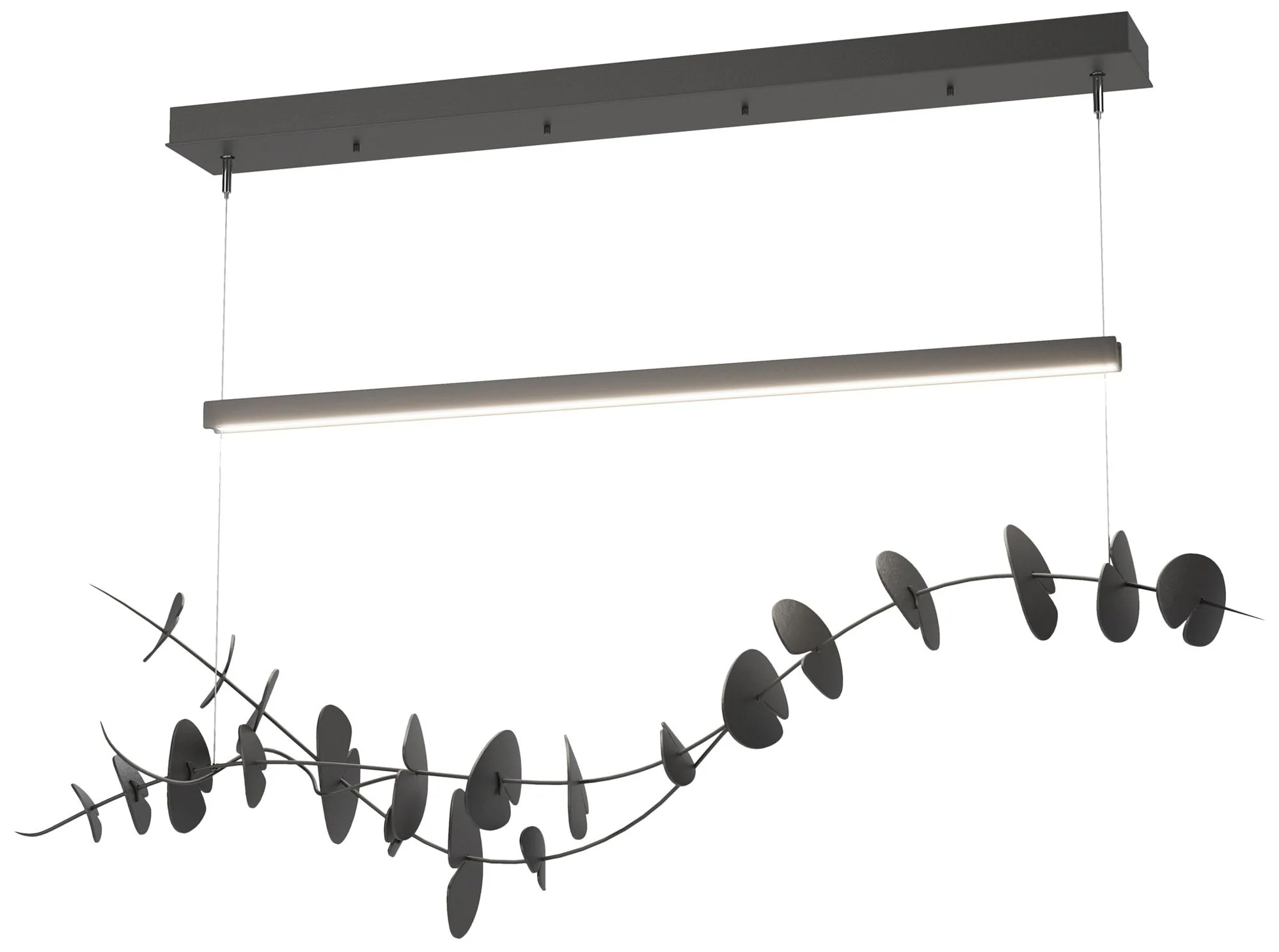Lily LED Pendant - Black - Black - Image 1