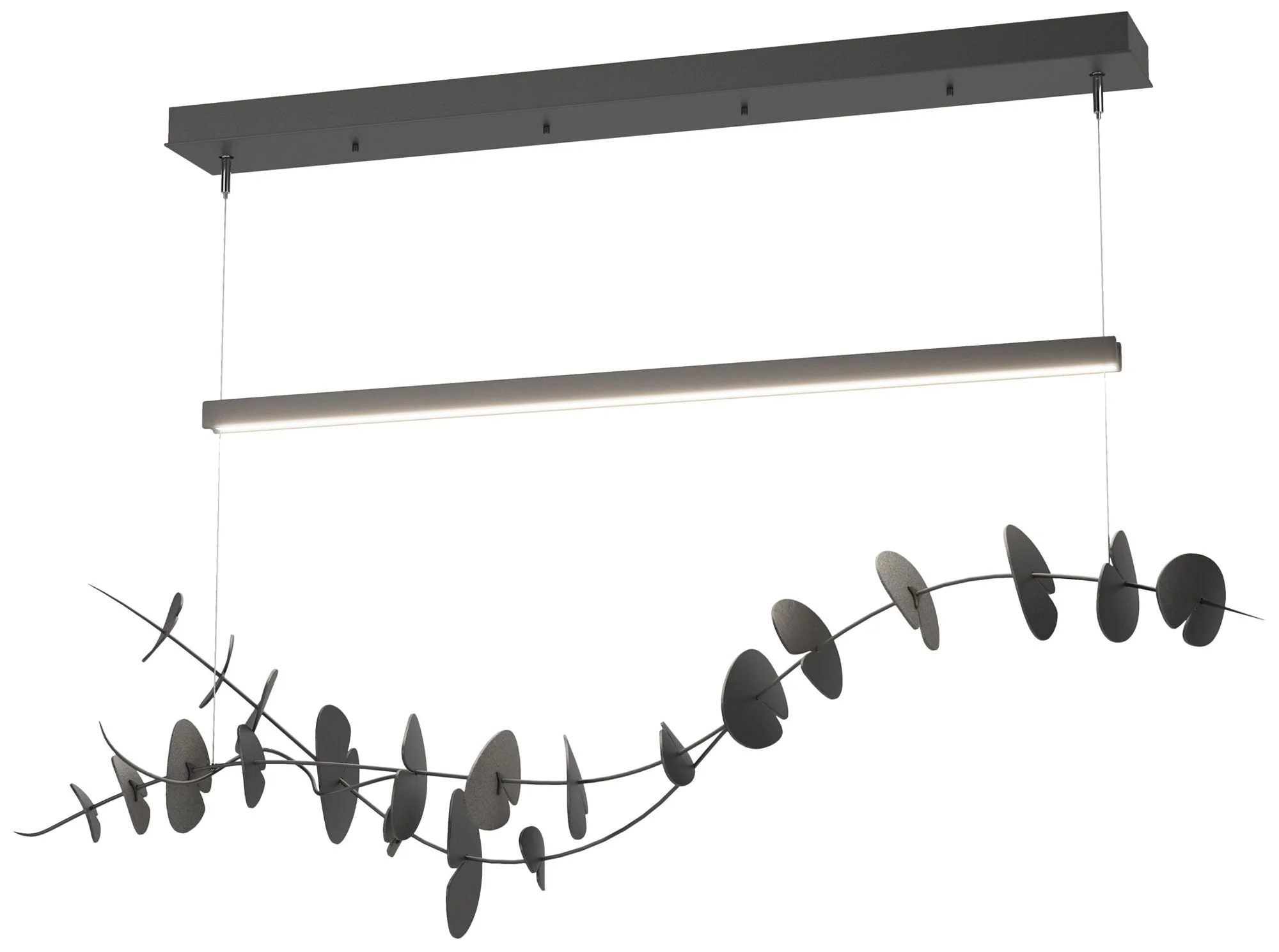 Lily LED Pendant - Black - Iron - Image 1