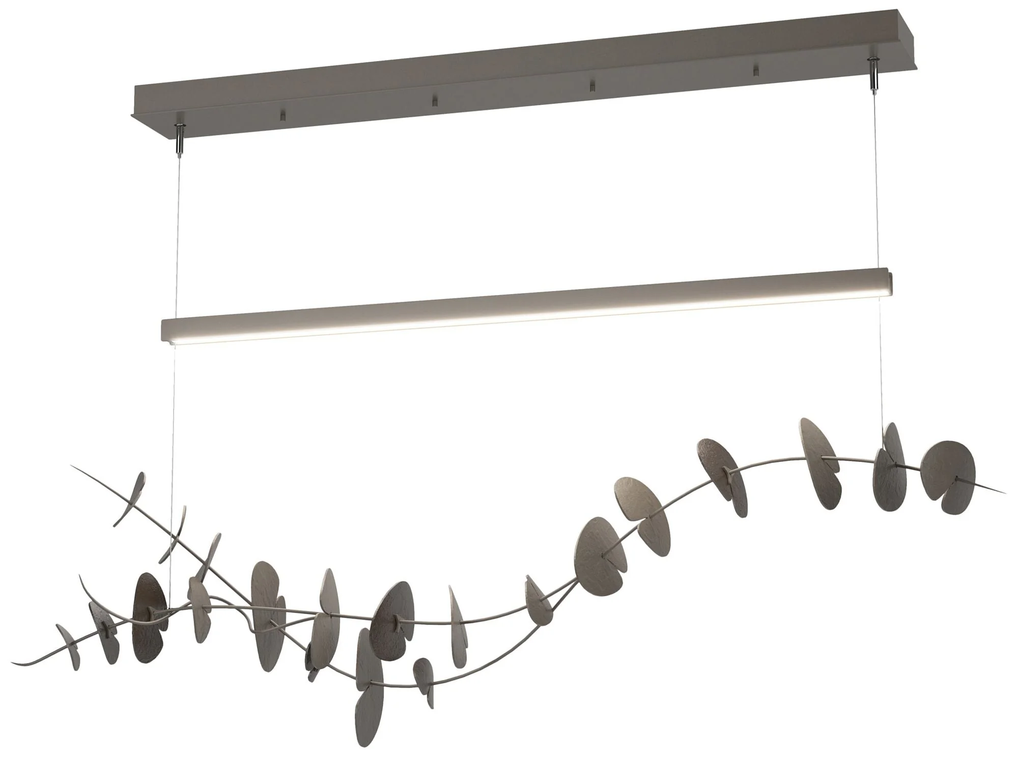 Lily LED Pendant - Dark Smoke - Oil Rubbed Bronze - Image 1