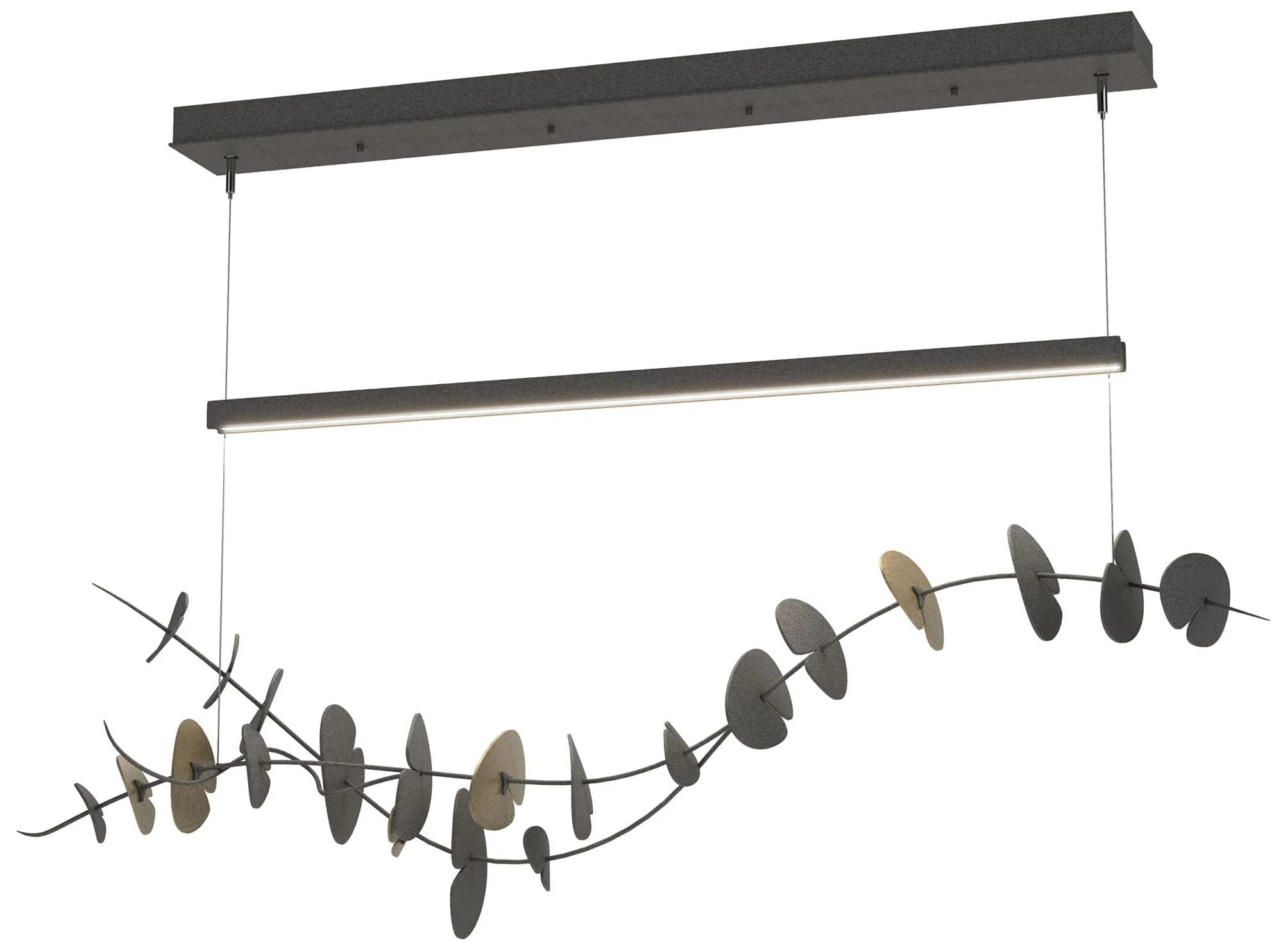 Lily LED Pendant - Iron - Gold - Image 1