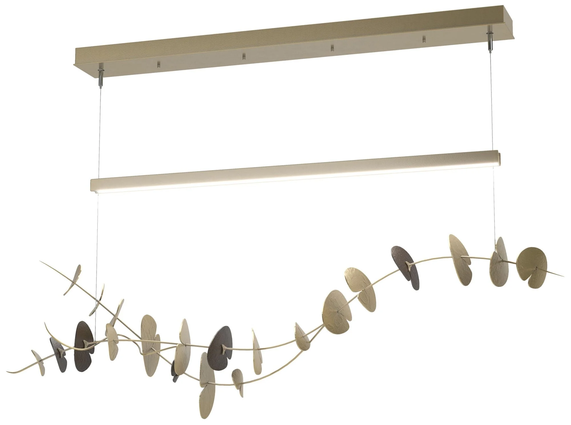 Lily LED Pendant - Modern Brass - Oil Rubbed Bronze - Image 1