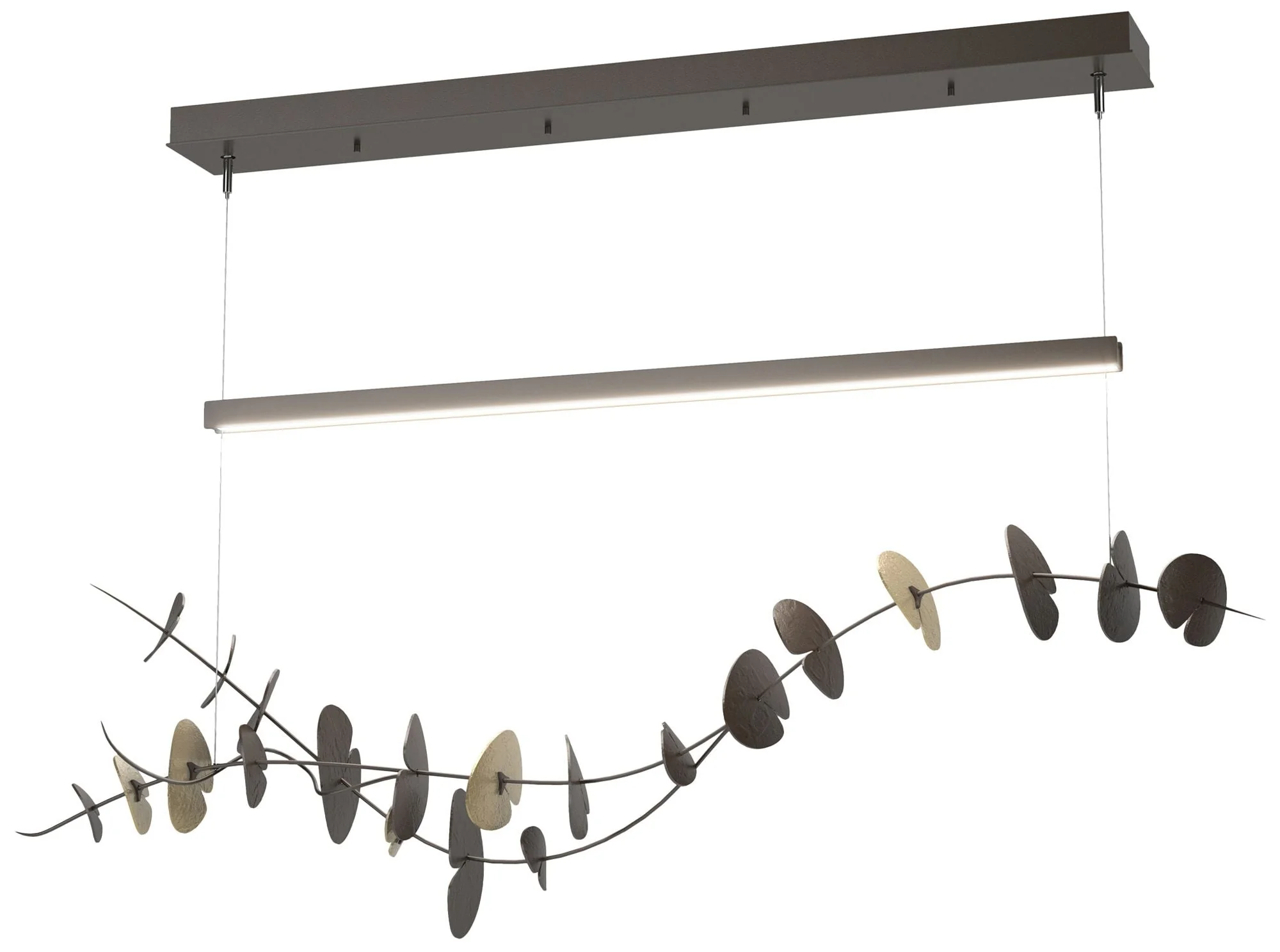 Lily LED Pendant - Oil Rubbed Bronze - Modern Brass - Image 1