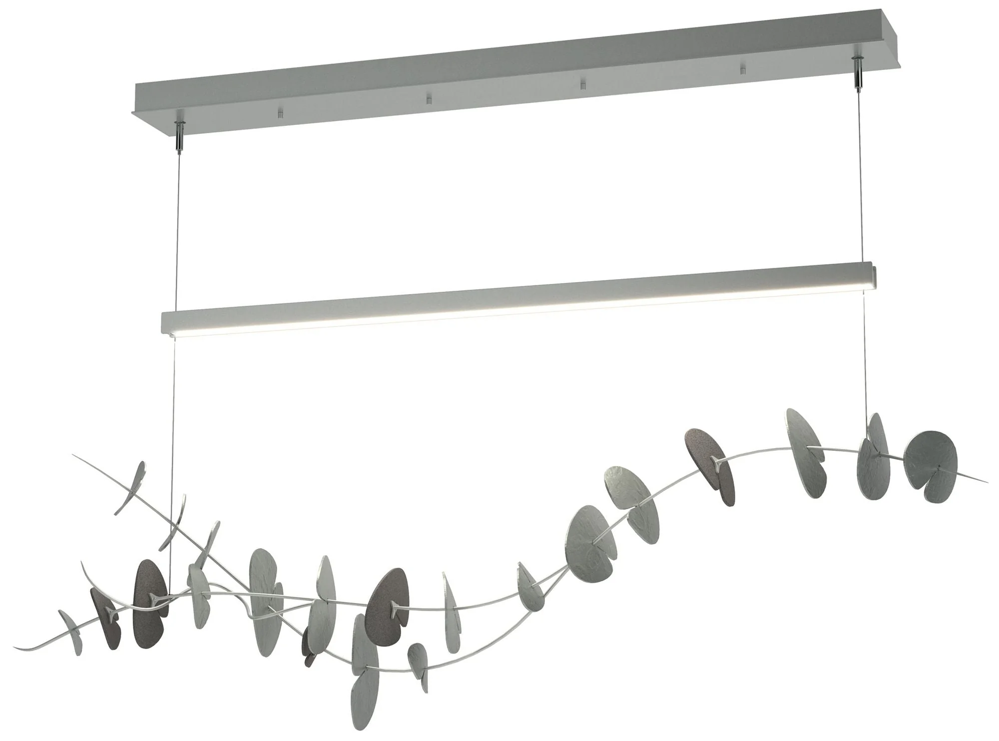 Lily LED Pendant - Platinum - Iron - Image 1
