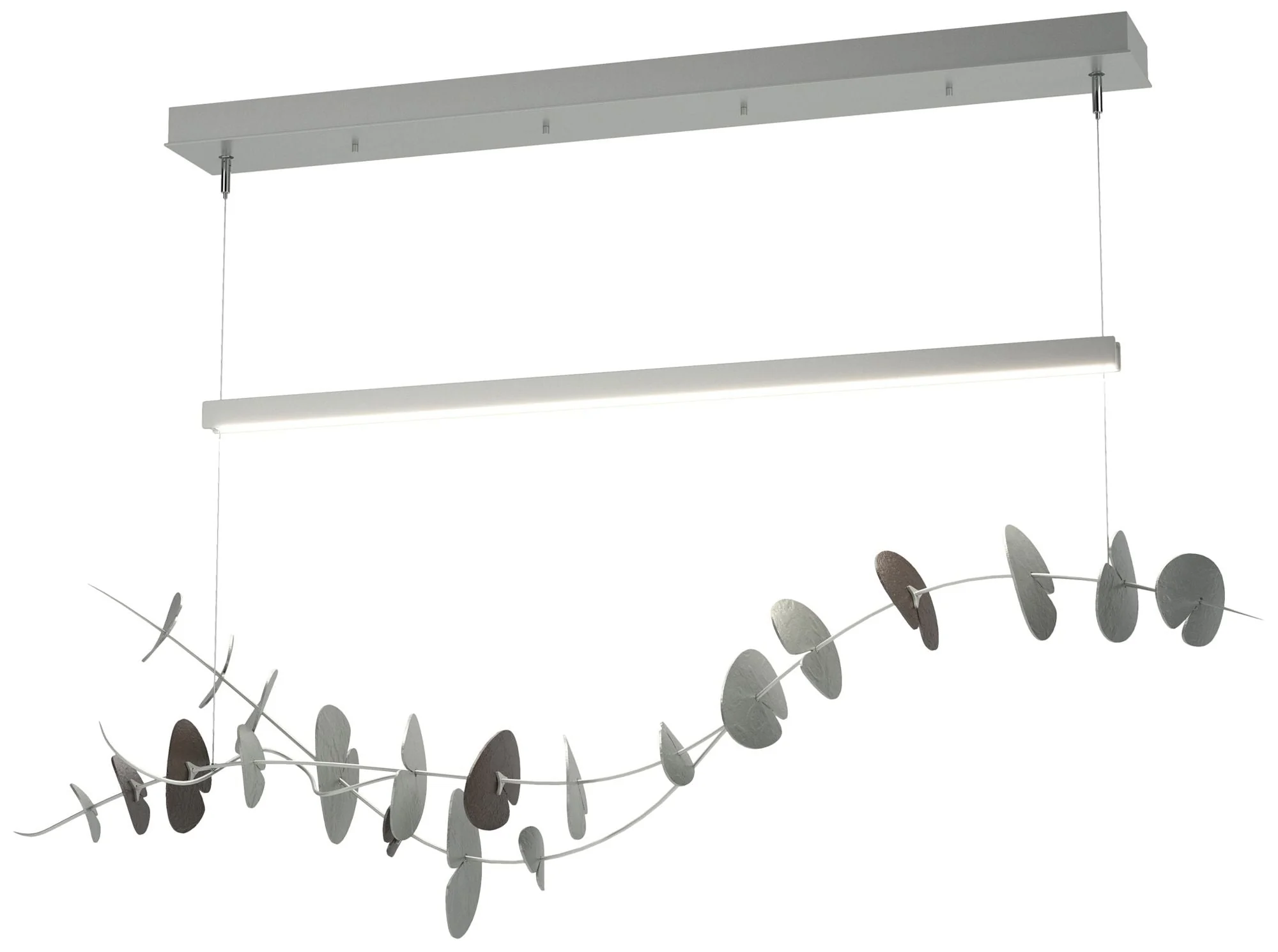 Lily LED Pendant - Platinum - Oil Rubbed Bronze - Image 1