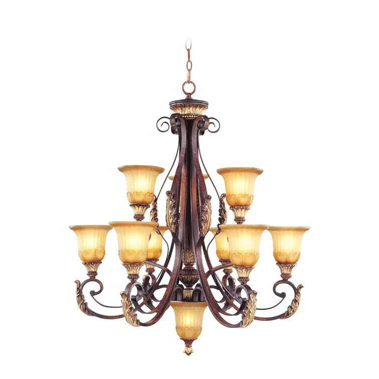 Livex Lighting Villa Verona 33 Inch 10 Light Chandelier Cp108400 - Image 1