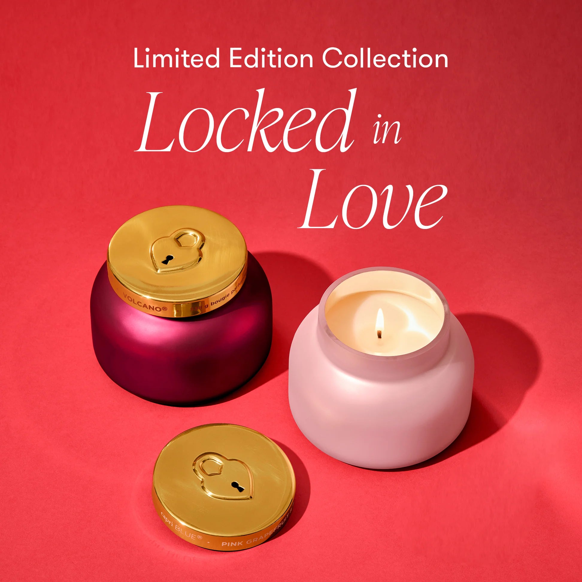Capri Blue Locked in Love Duo ~ Volcano Signature Jar +  Pink Grapefruit & Prosecco ~ IN-STORE PURCHASE ONLY - Image 2