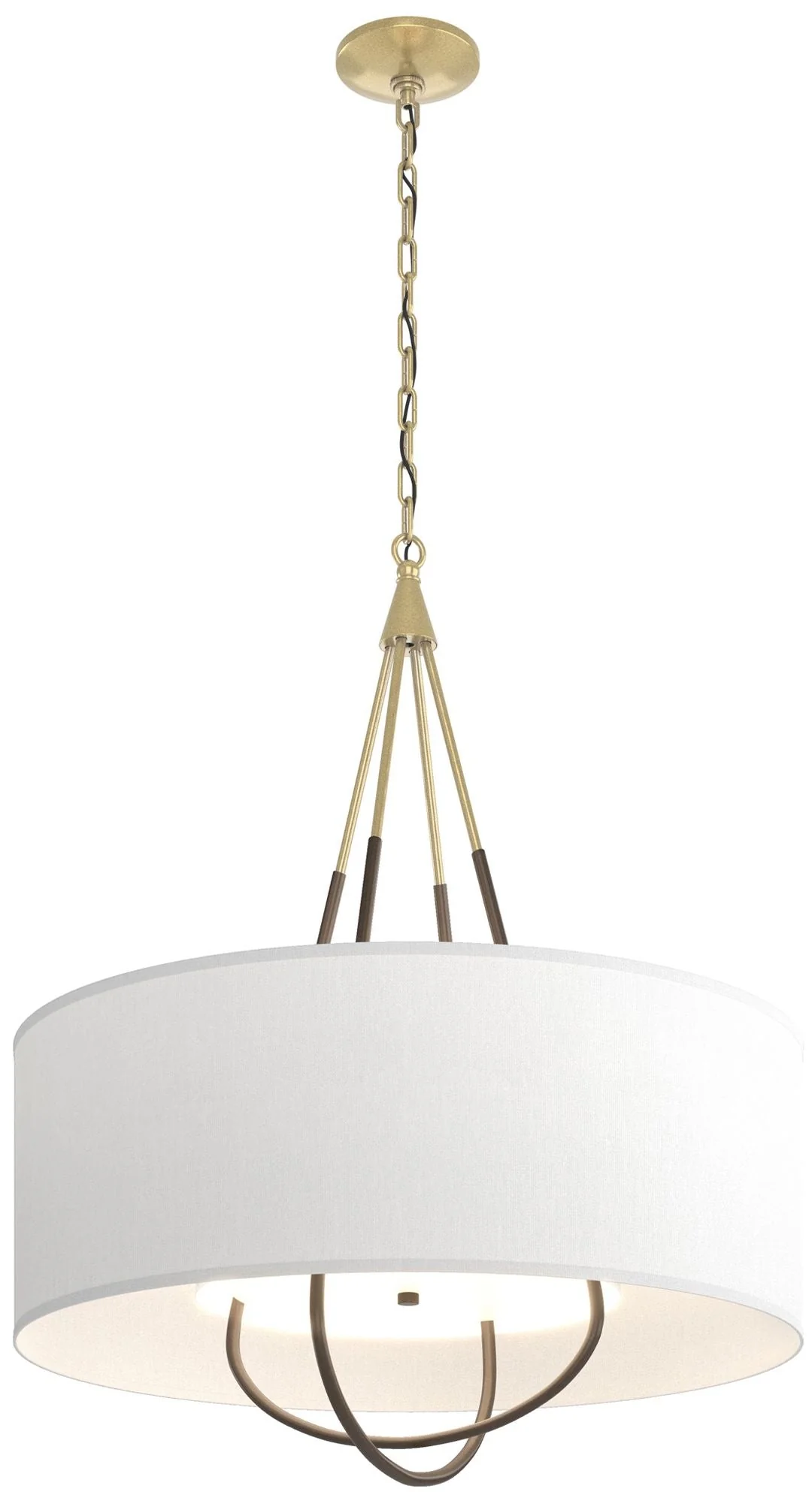 Loop Pendant - Modern Brass - Bronze - Anna Shade - Image 1