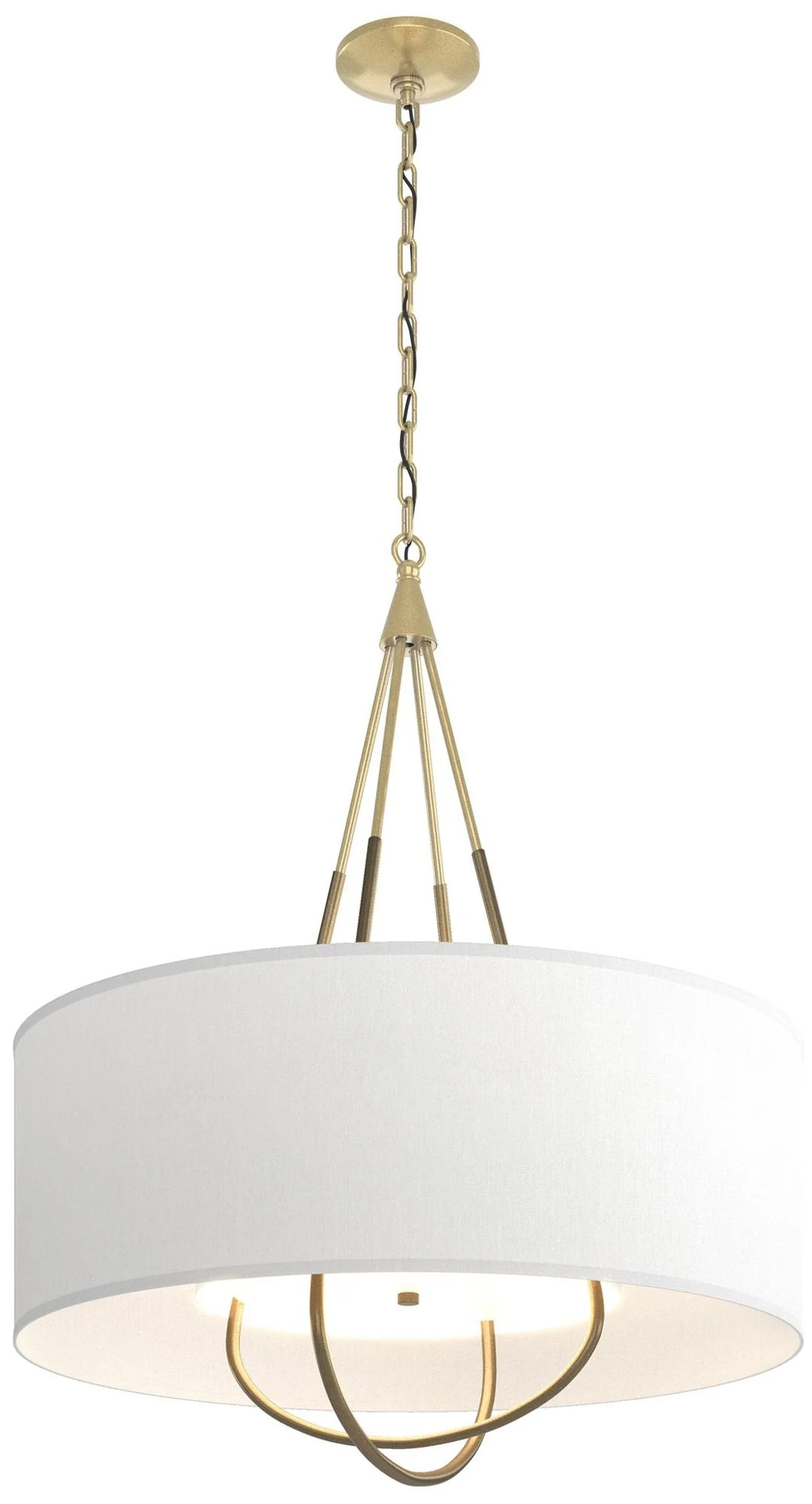 Loop Pendant - Modern Brass - Gold - Anna Shade - Image 1