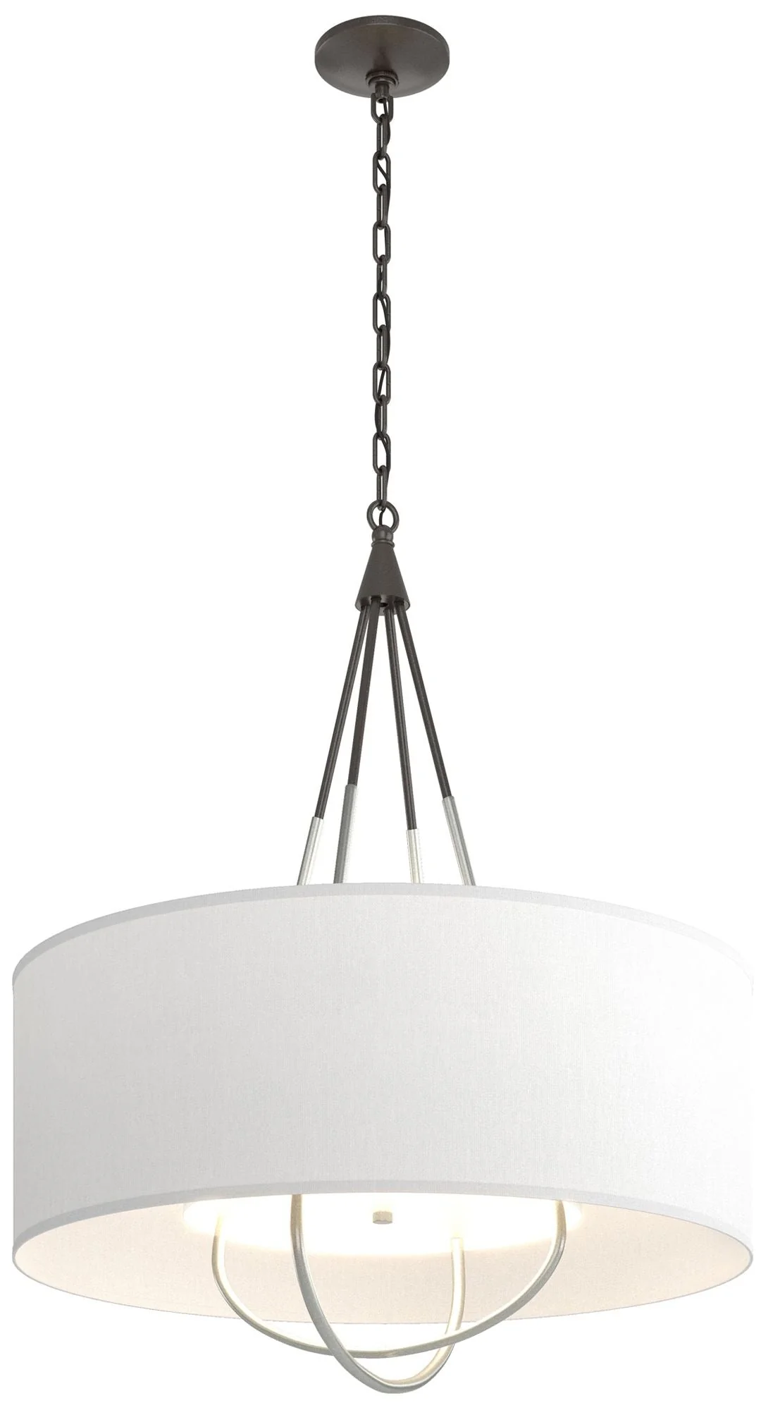 Loop Pendant - Oil Rubbed Bronze - Platinum - Anna Shade - Image 1