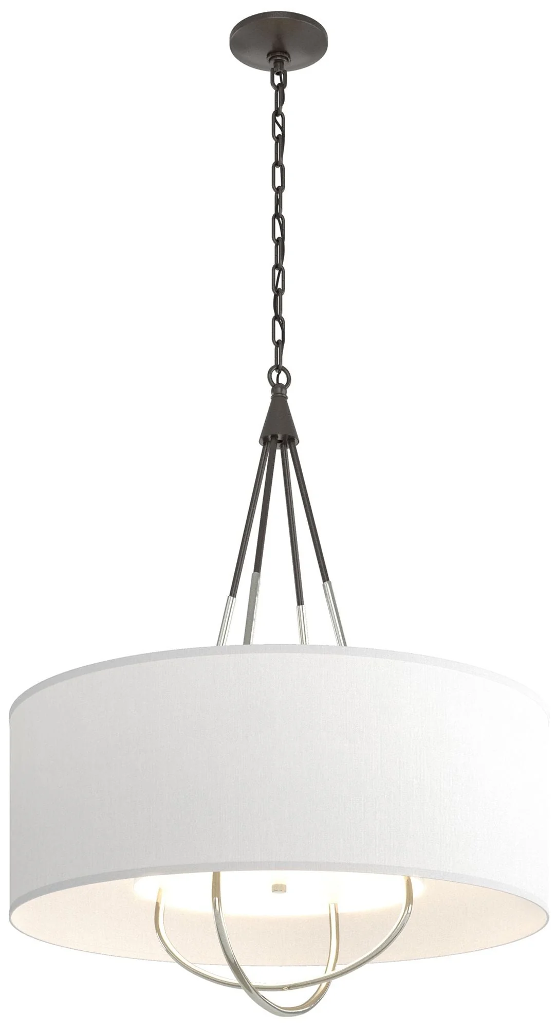 Loop Pendant - Oil Rubbed Bronze - Sterling - Anna Shade - Image 1