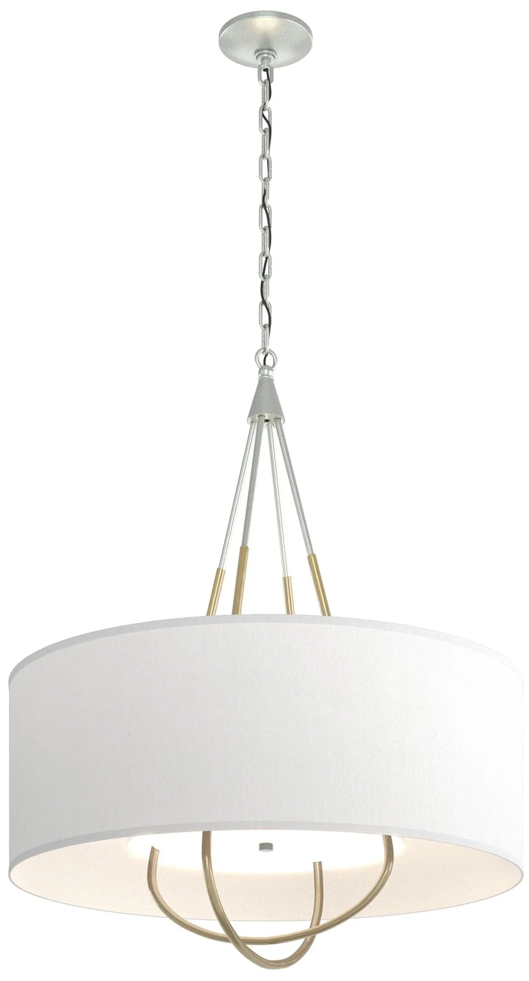 Loop Pendant - Platinum - Modern Brass - Anna Shade - Image 1