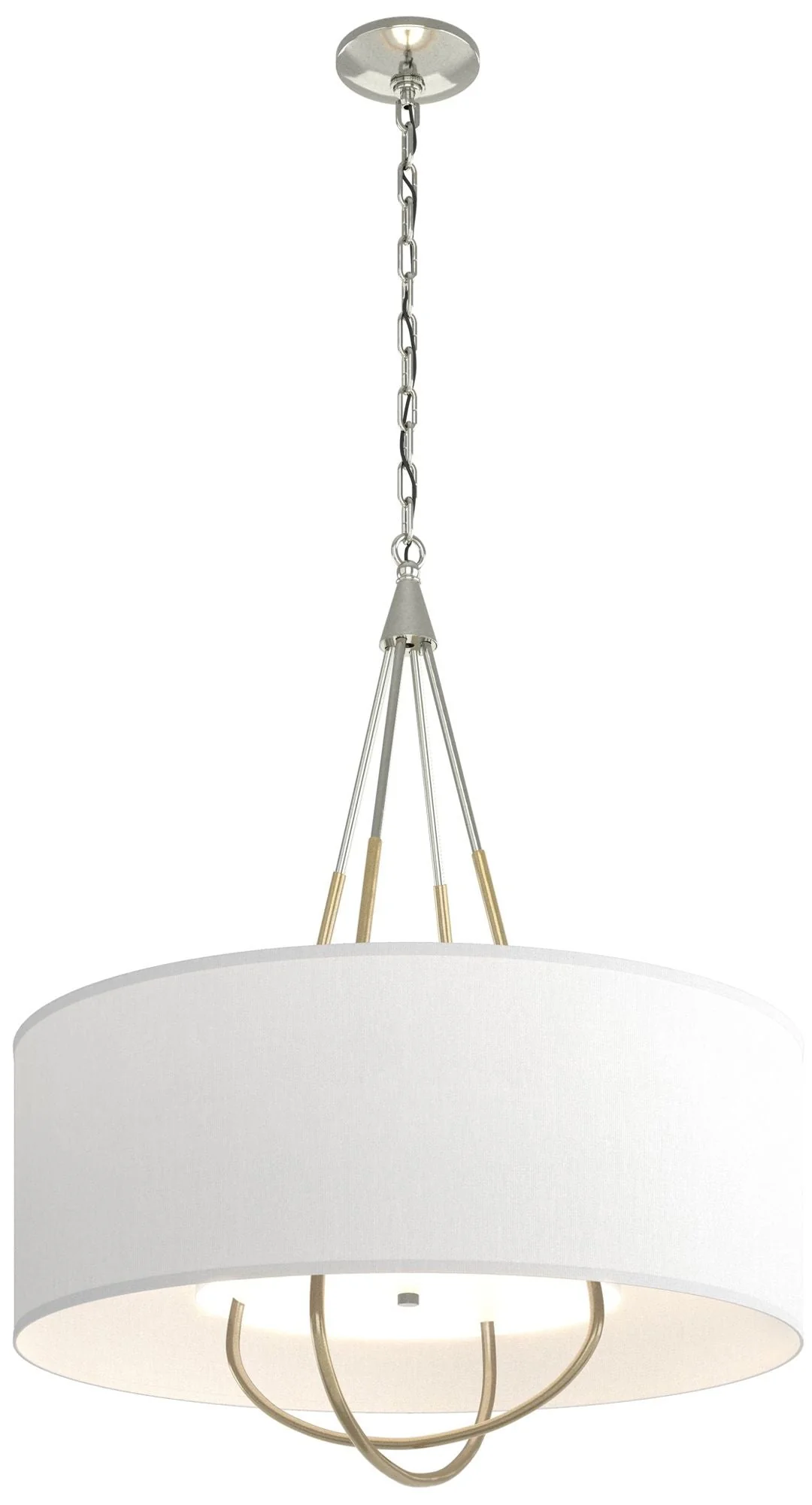 Loop Pendant - Sterling - Modern Brass - Anna Shade - Image 1
