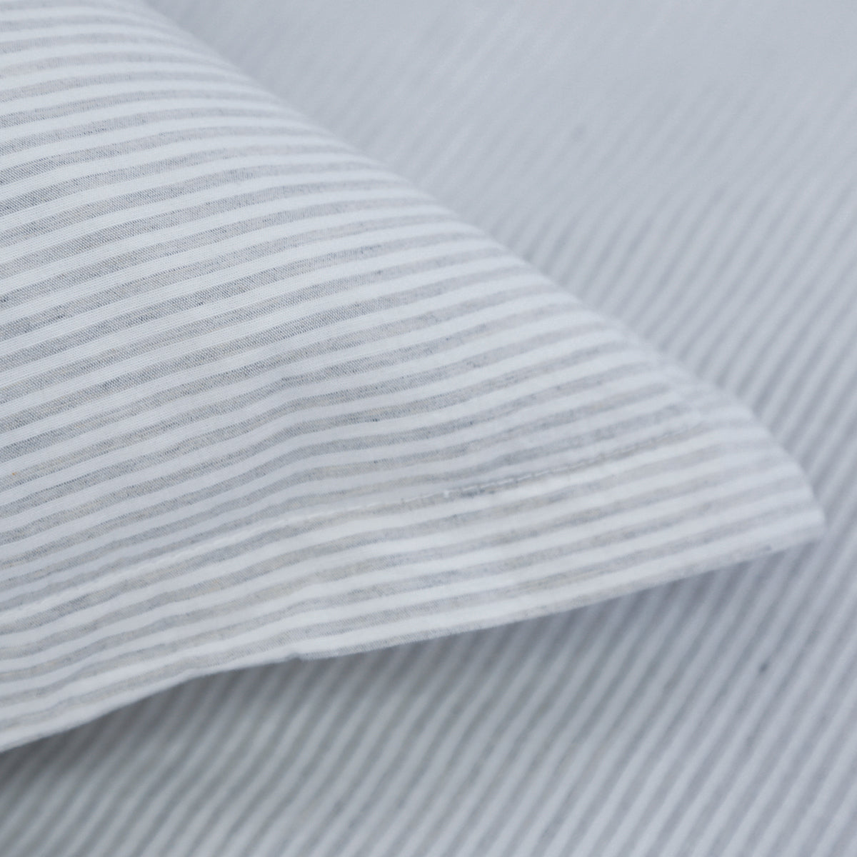 Pom Pom at Home Luke Light Blue Striped Duvet Cover and Pillow Shams ~ Available in Twin, Queen and King Sizes - Image 2