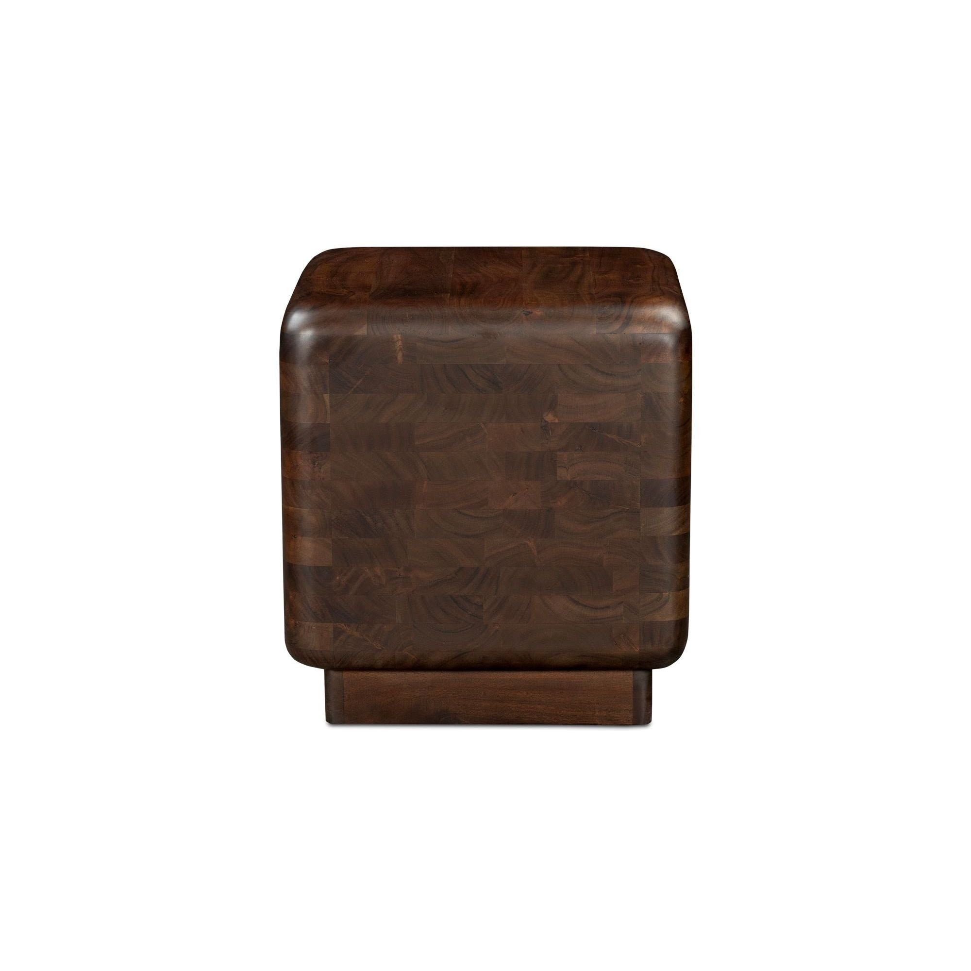 Moe's Home Collection Eton Dark Brown Side Table - Image 1