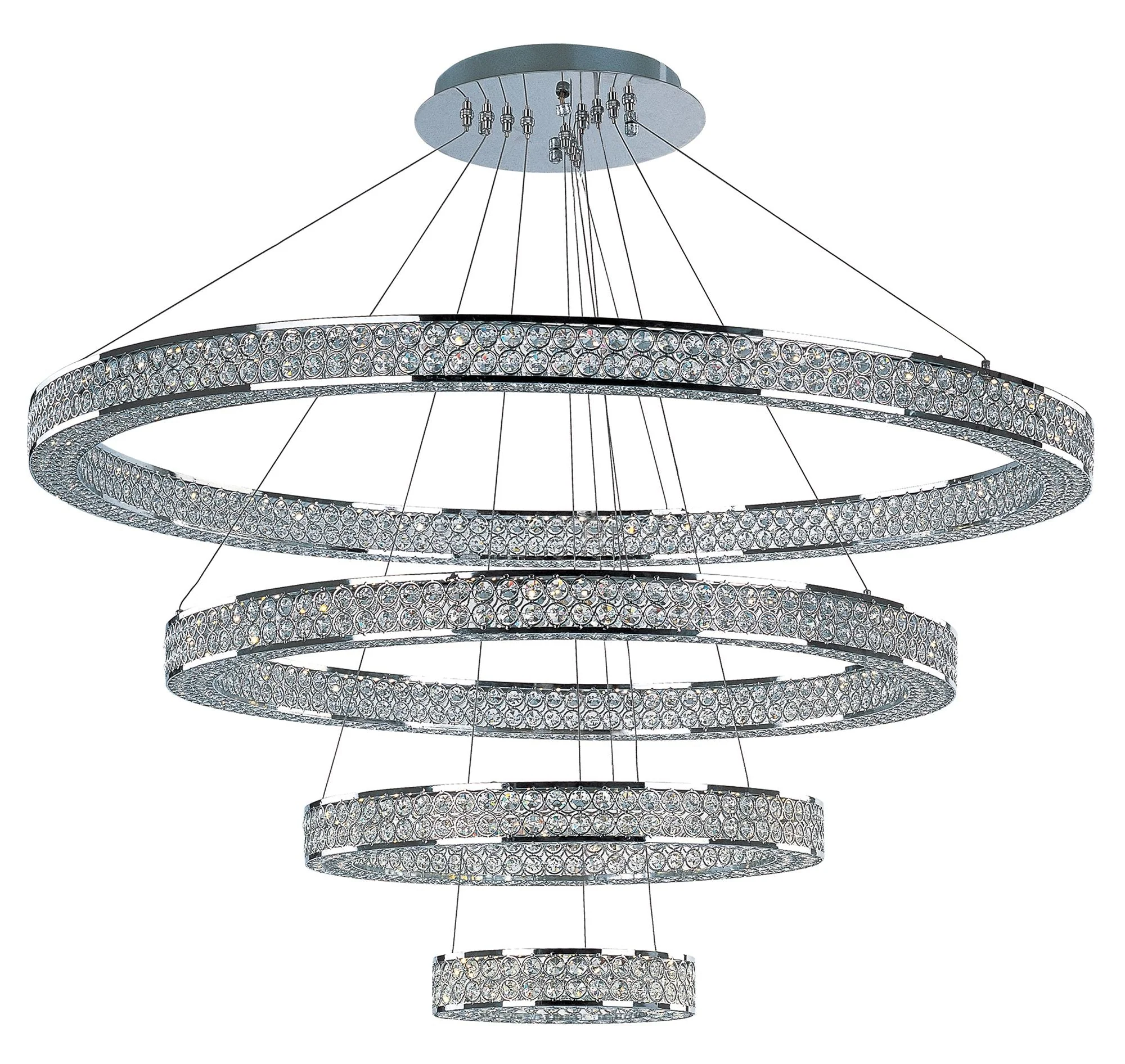 Maxim Eternity 39 3/4" Wide Chrome LED Pendant Light - Image 2
