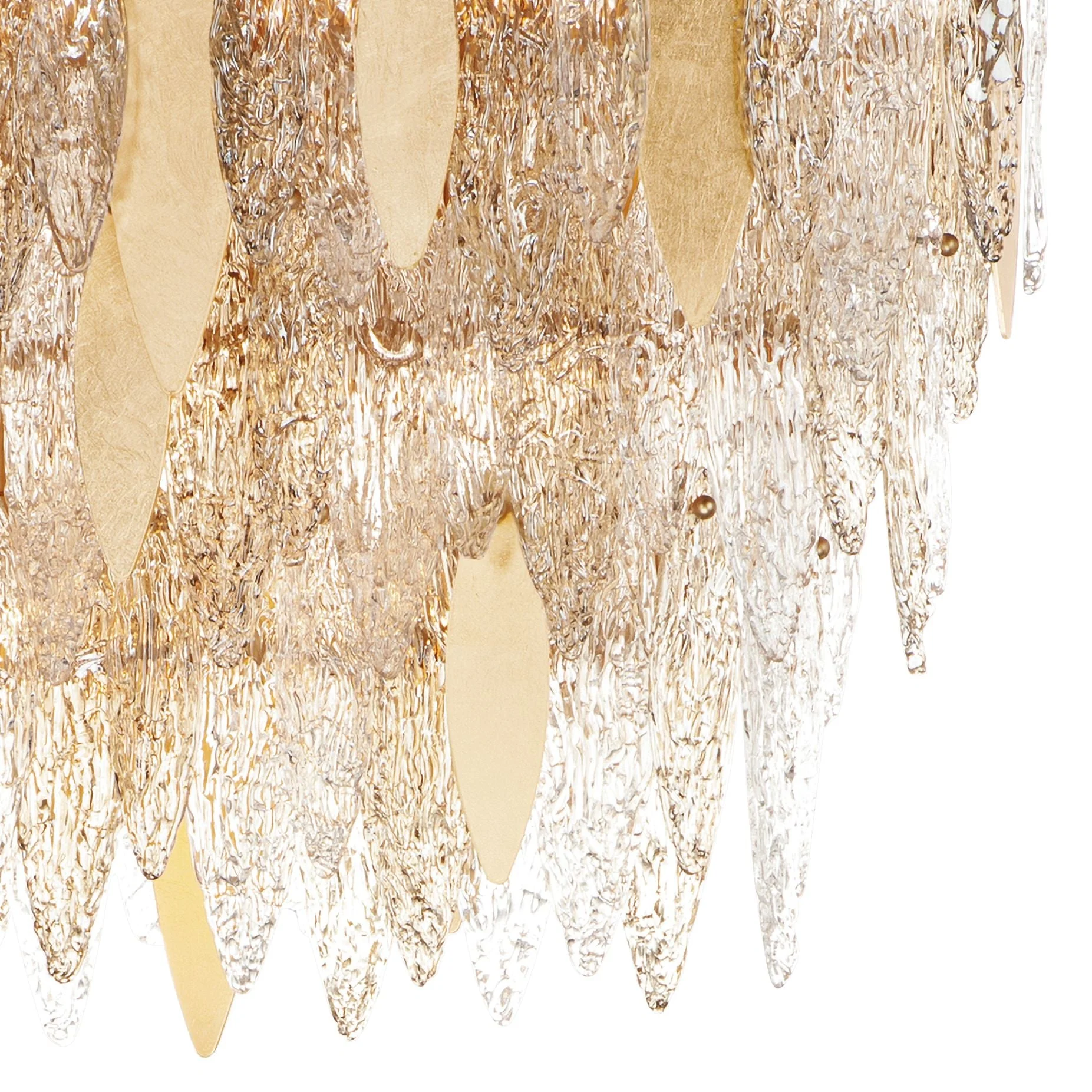 Maxim Majestic 39 1/2"W Gold Leaf Island Pendant Chandelier - Image 3