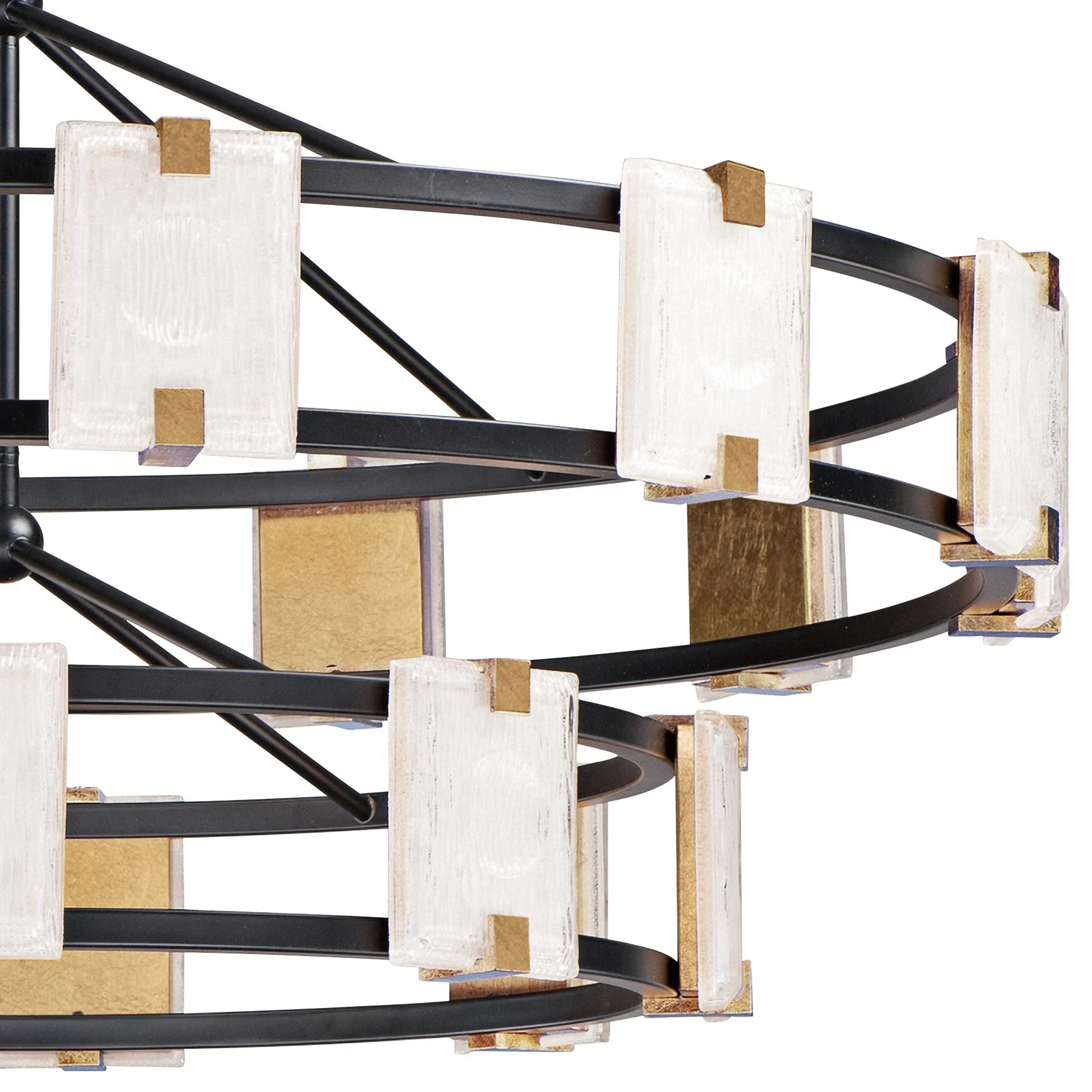 Maxim Radiant 41 3/4"W Black Gold 20-Light LED Chandelier - Image 3