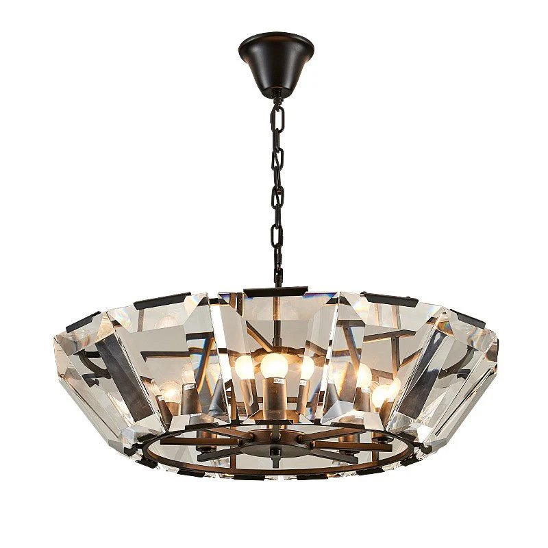 Postmodern style 8 lights acrylic chandelier - Image 1