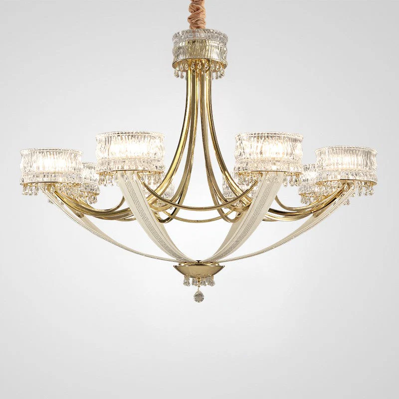 Ceenwe modern style crystal 6 lights beautiful chandelier - Image 1