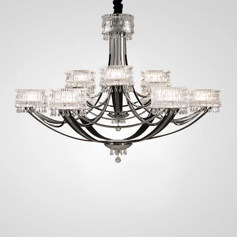 Ceenwe modern style crystal 9 lights beautiful chandelier - Image 1
