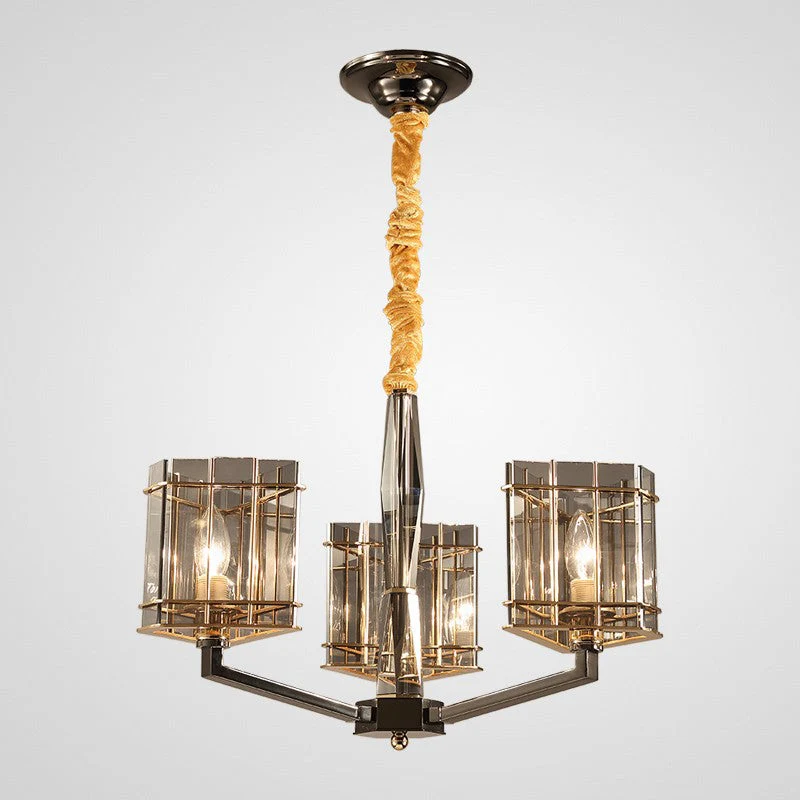 Postmodern American style design 3 lights beautiful chandelier - Image 1