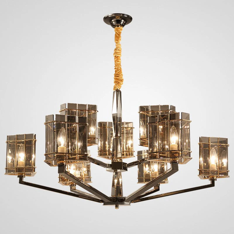 Postmodern American style design 2-Tier 8 lights beautiful chandelier - Image 1