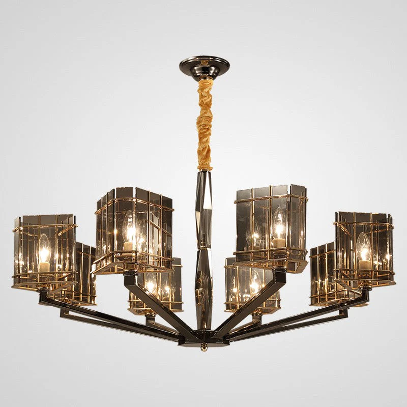 Postmodern American style design 8 lights beautiful chandelier - Image 1