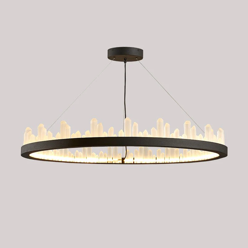 Modern style round crystal chandelier - Image 1