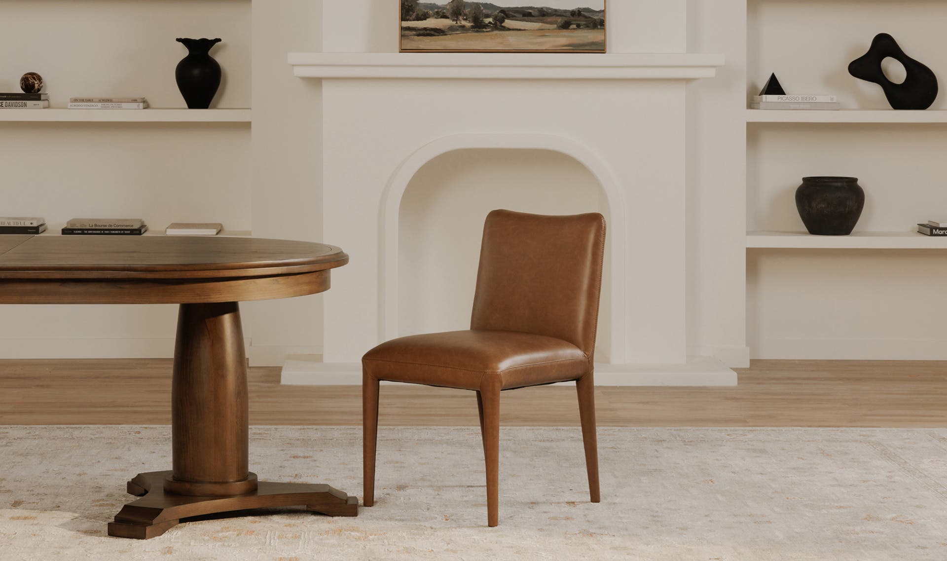 Moe's Home Calla Dining Chair Brown - Set Of Two - Image 2