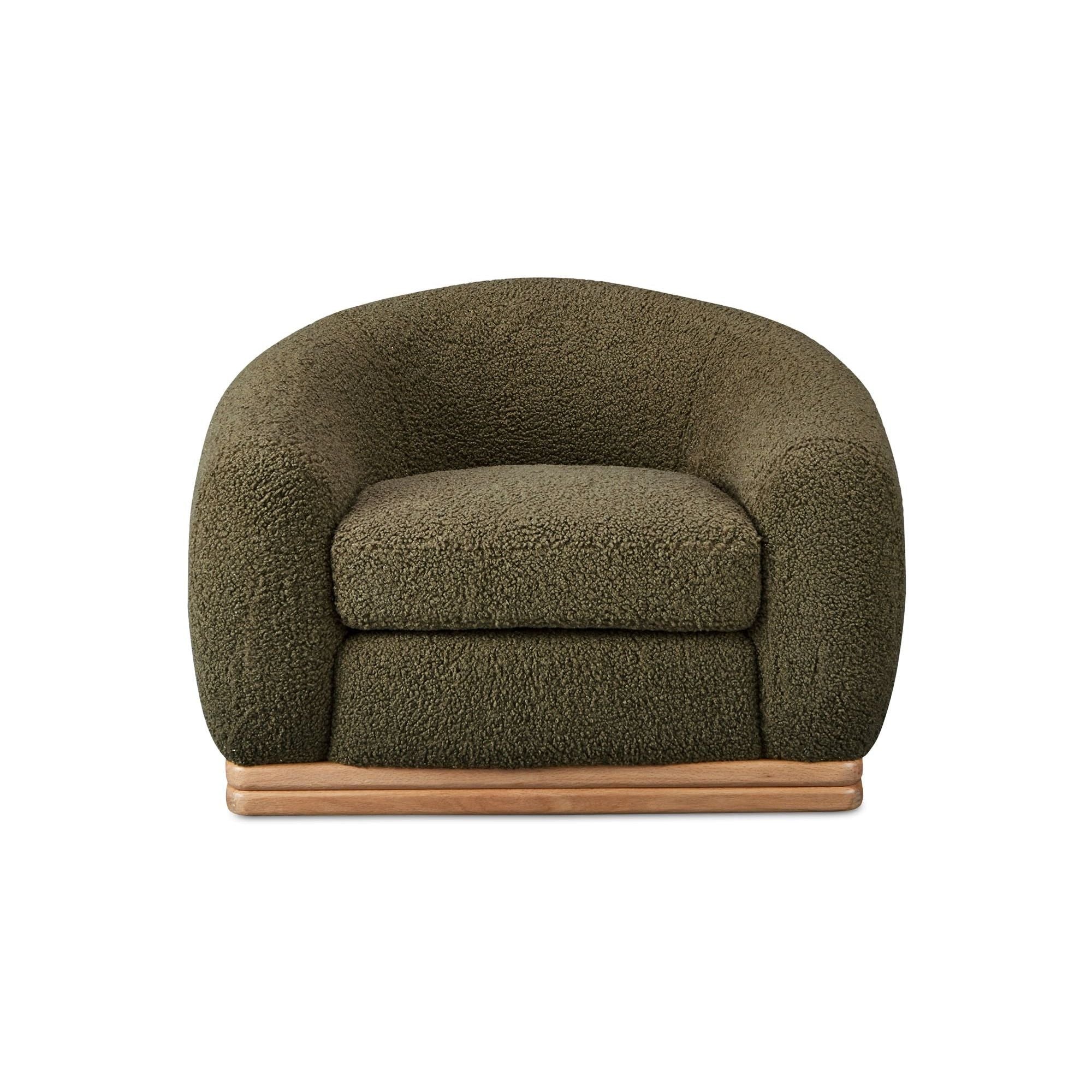 Moe's Home Collection Marlowe Sage Lounge Chair - Image 1