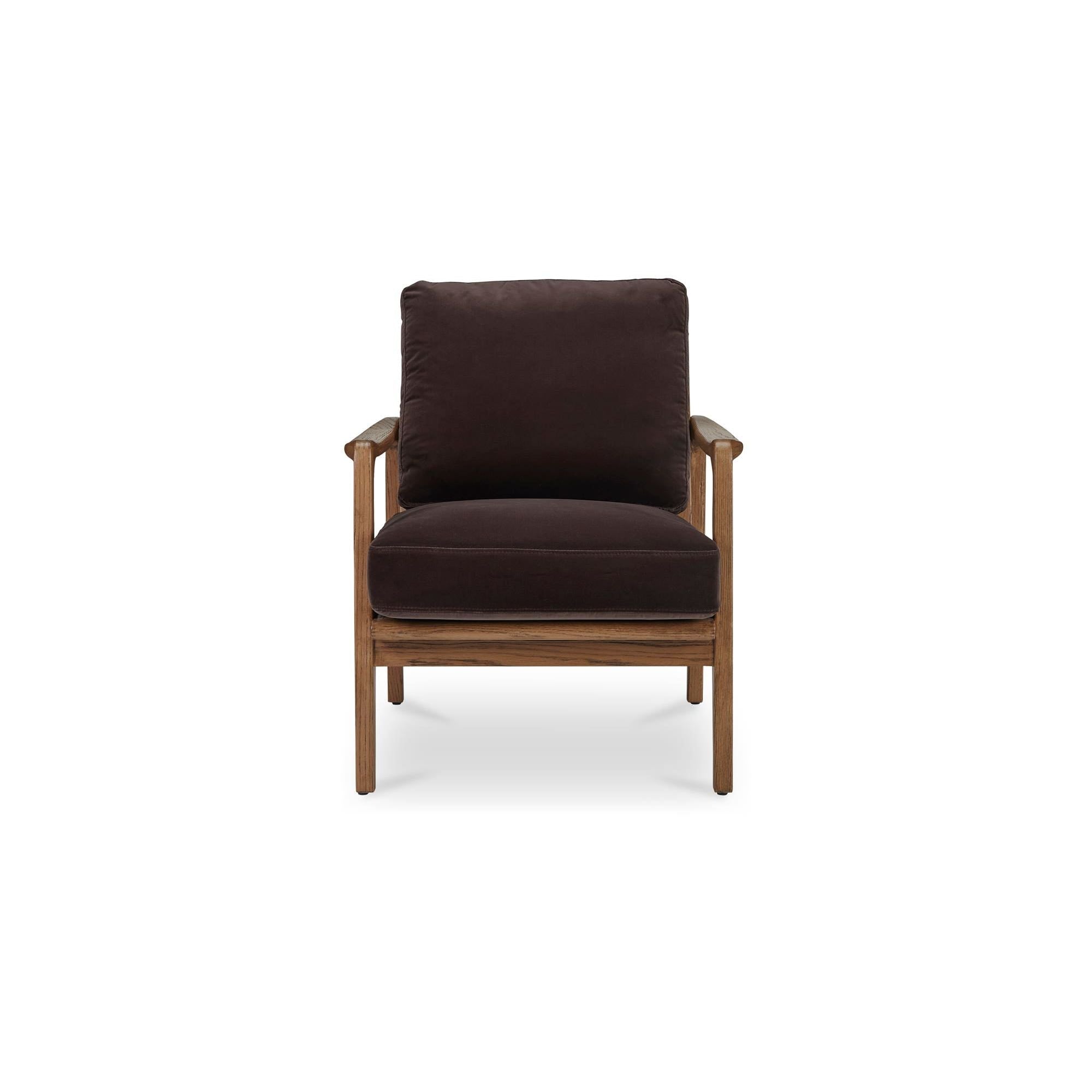 Moe’s Home Collection Fearne Dark Brown Accent Chair