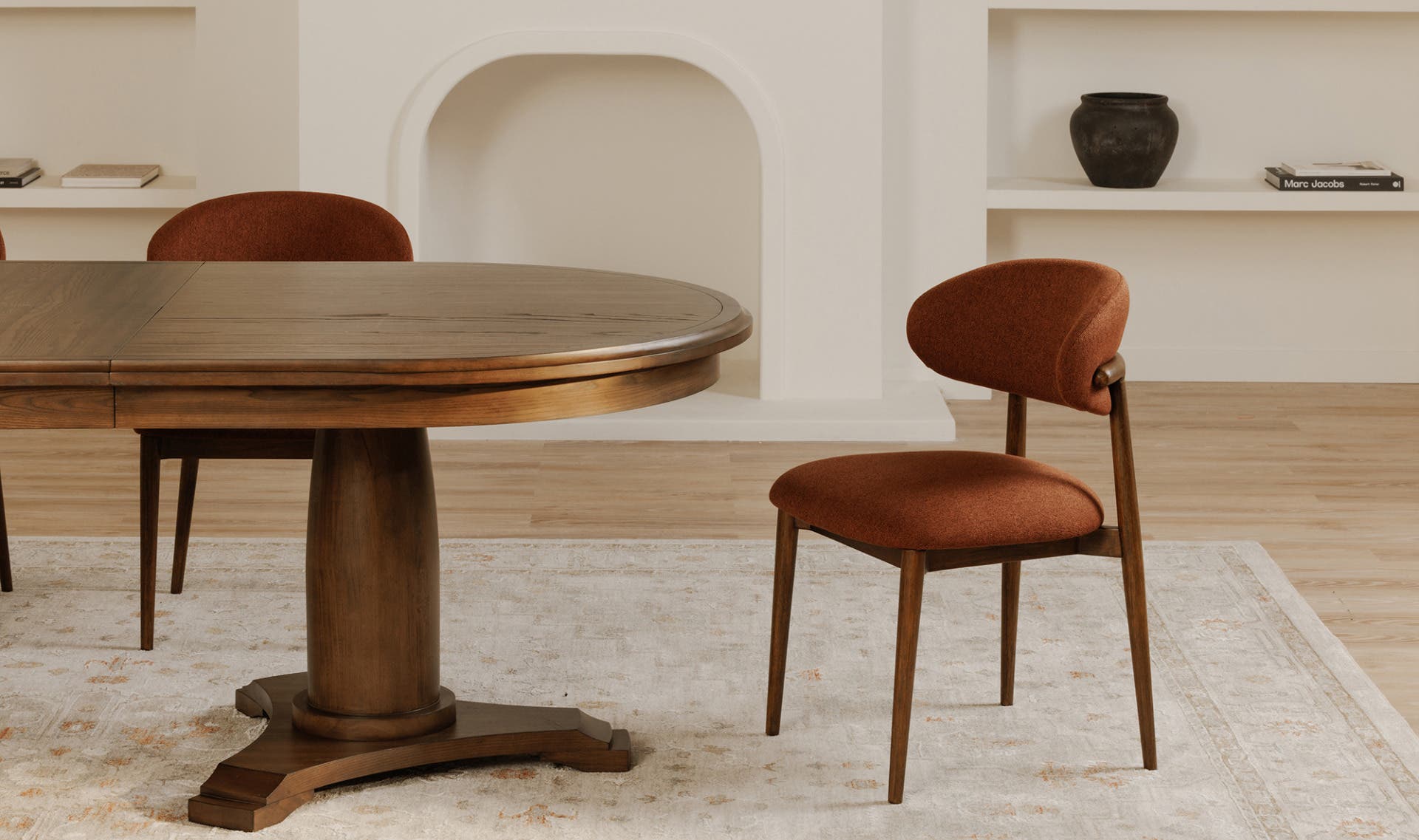 Moe's Home Ellie Dining Chair Rust - Image 3